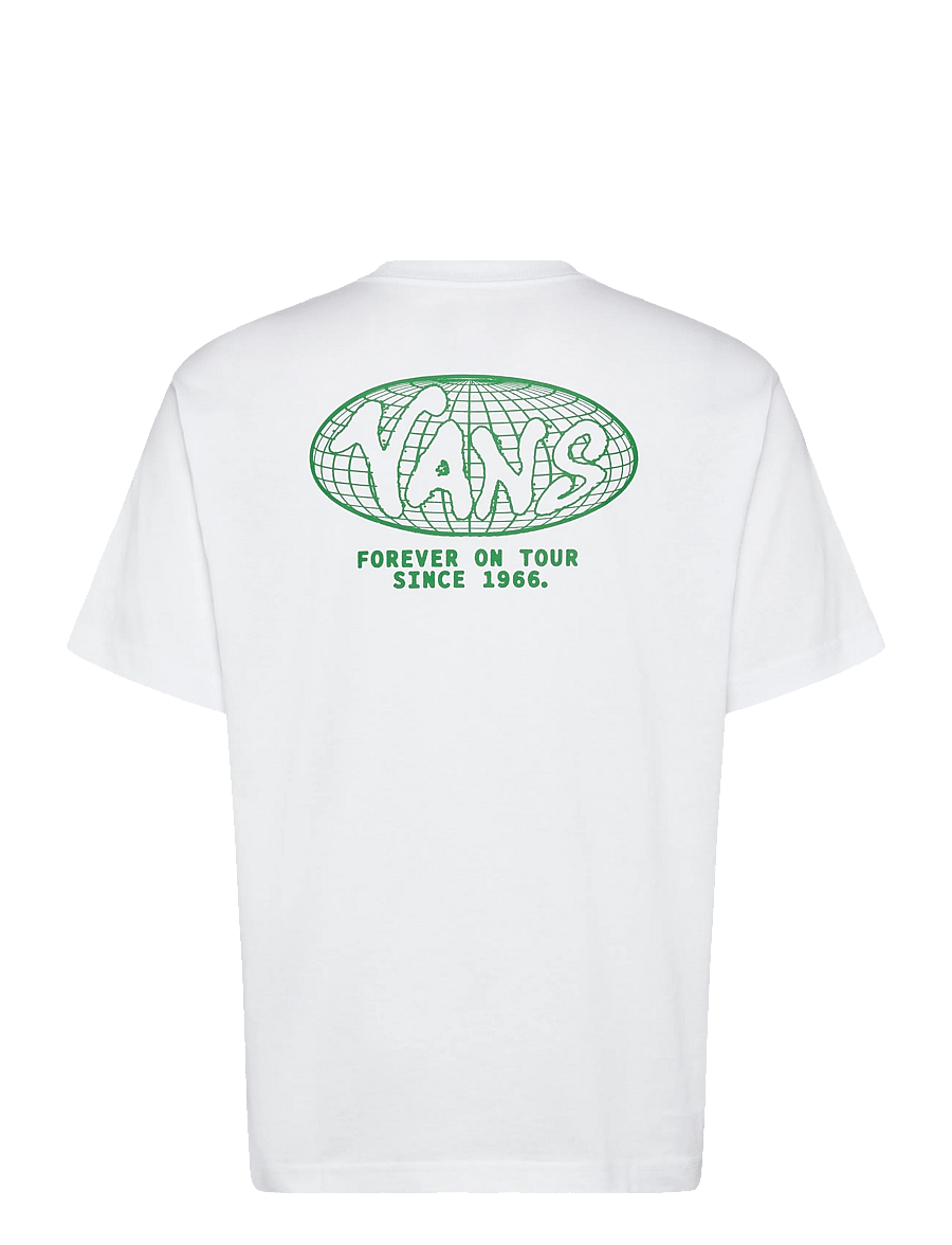 VANS - WORLD TOUR LOOSE SS TEE - oberteile & t-shirts - white - 1