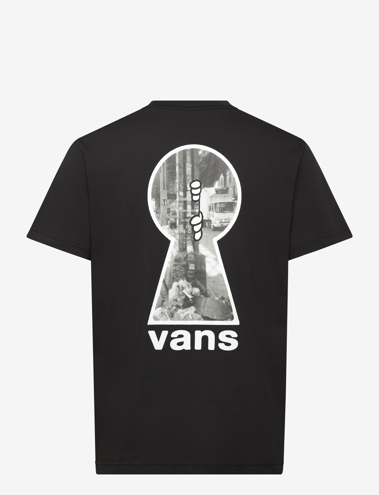 VANS - KEYHOLE CLASSIC SS TEE - alussärgid ja t-särgid - black - 1