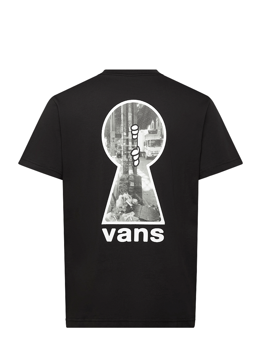 VANS - KEYHOLE CLASSIC SS TEE - tops & t-shirts - black - 1