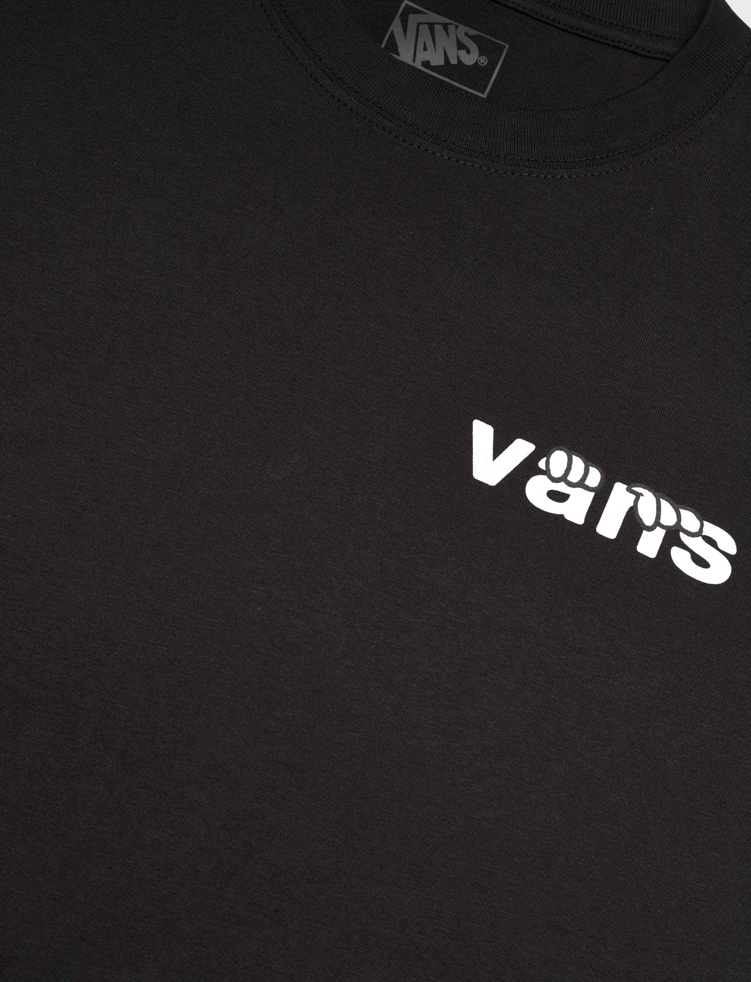VANS - KEYHOLE CLASSIC SS TEE - oberteile & t-shirts - black - 2