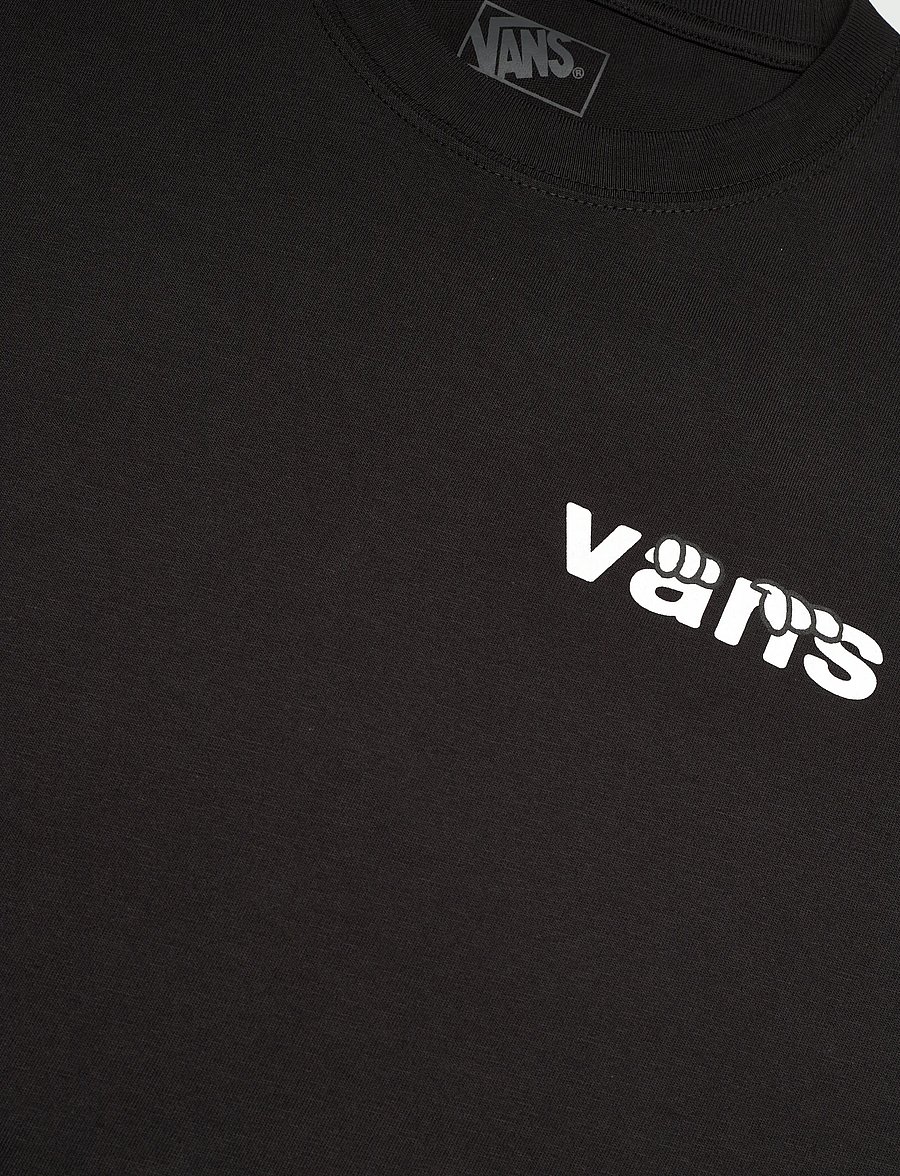 VANS - KEYHOLE CLASSIC SS TEE - tops & t-shirts - black - 2
