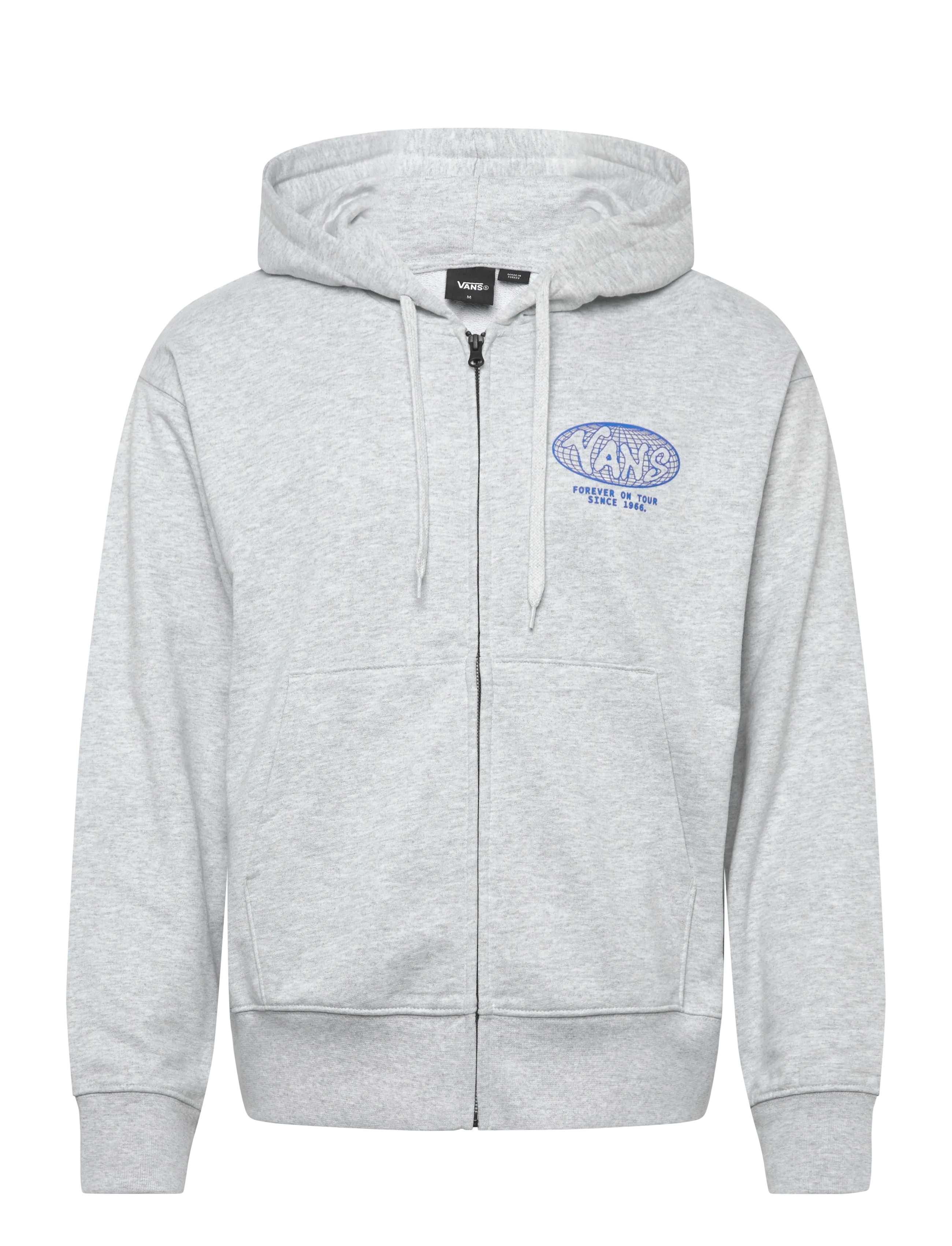 VANS WORLD TOUR LOOSE FZ - Sweatshirts - LIGHT GREY HEATHER / grey