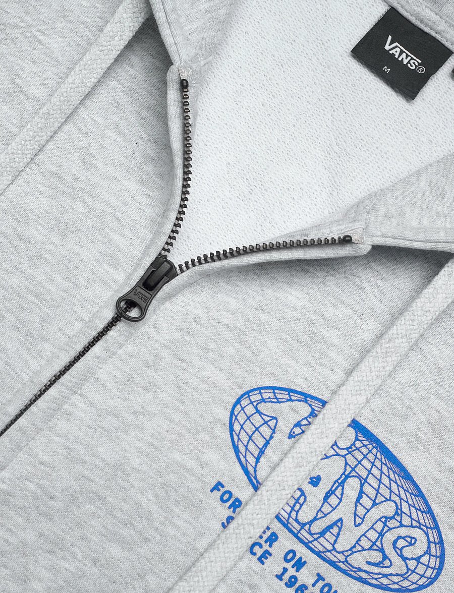 VANS - WORLD TOUR LOOSE FZ - overdele - light grey heather - 2