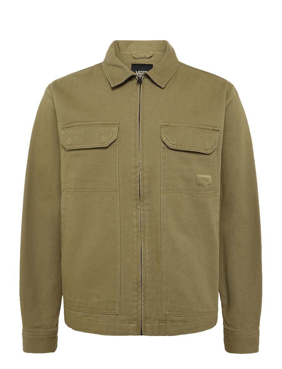 VANS - McAvoy II Zip Station Jacket - vabaaja jakid - olive brown - 0