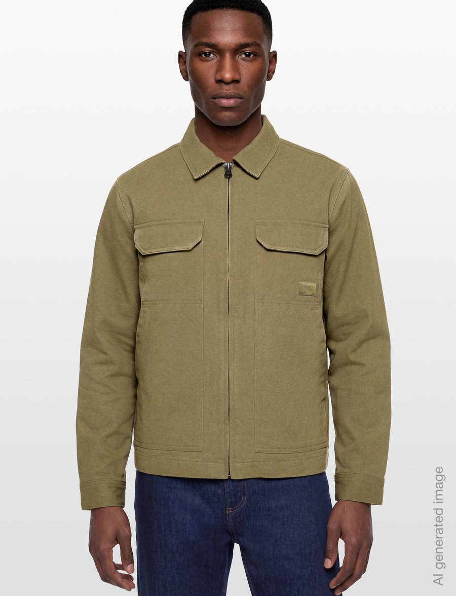 VANS - McAvoy II Zip Station Jacket - casual jackets - olive brown - 3