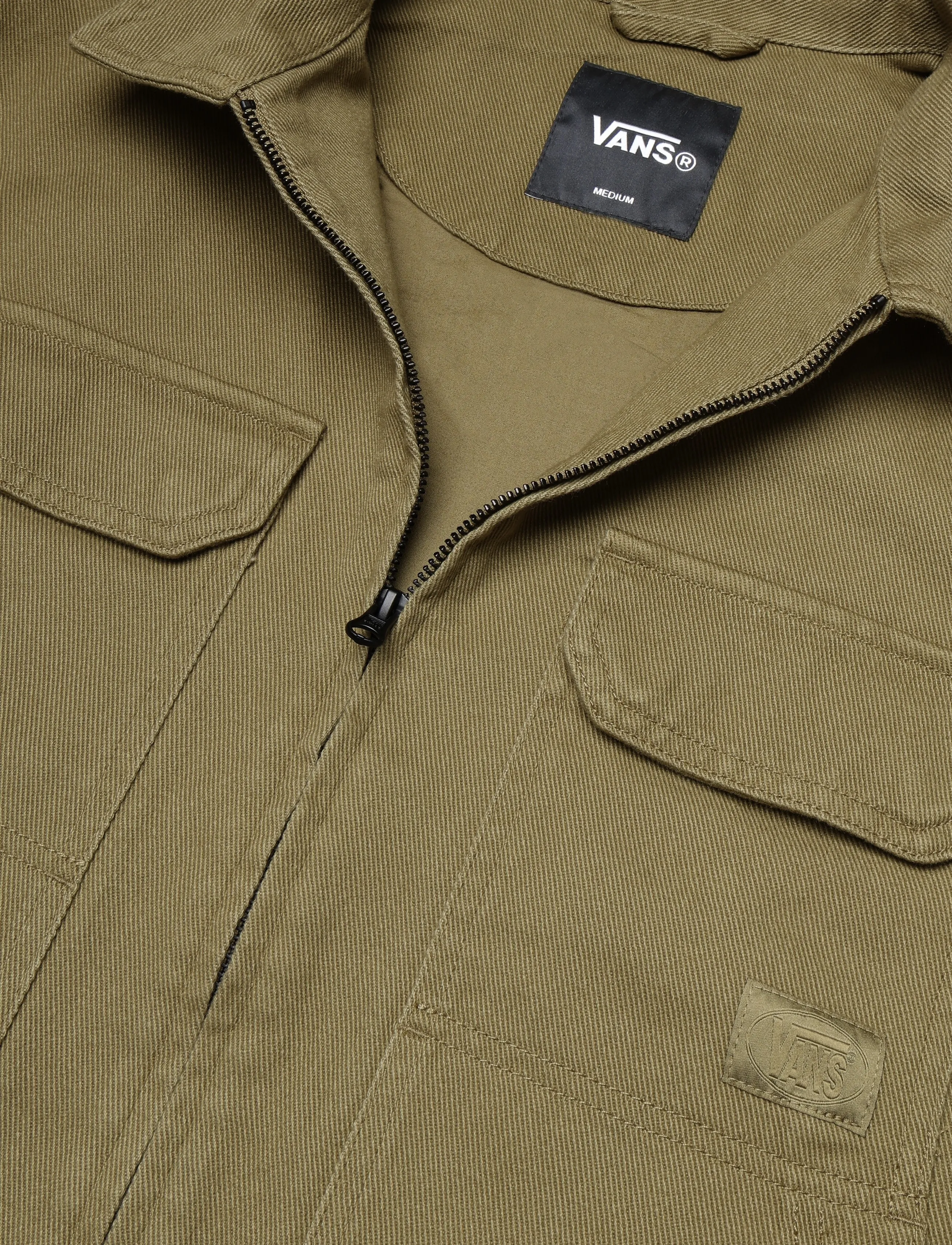 VANS - McAvoy II Zip Station Jacket - vabaaja jakid - olive brown - 2