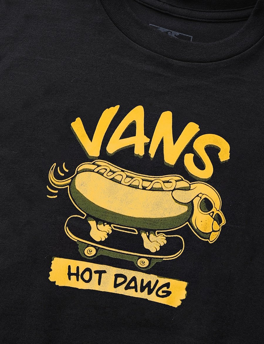VANS - Hot Dawg SS Tee - kurzärmelig - black - 2