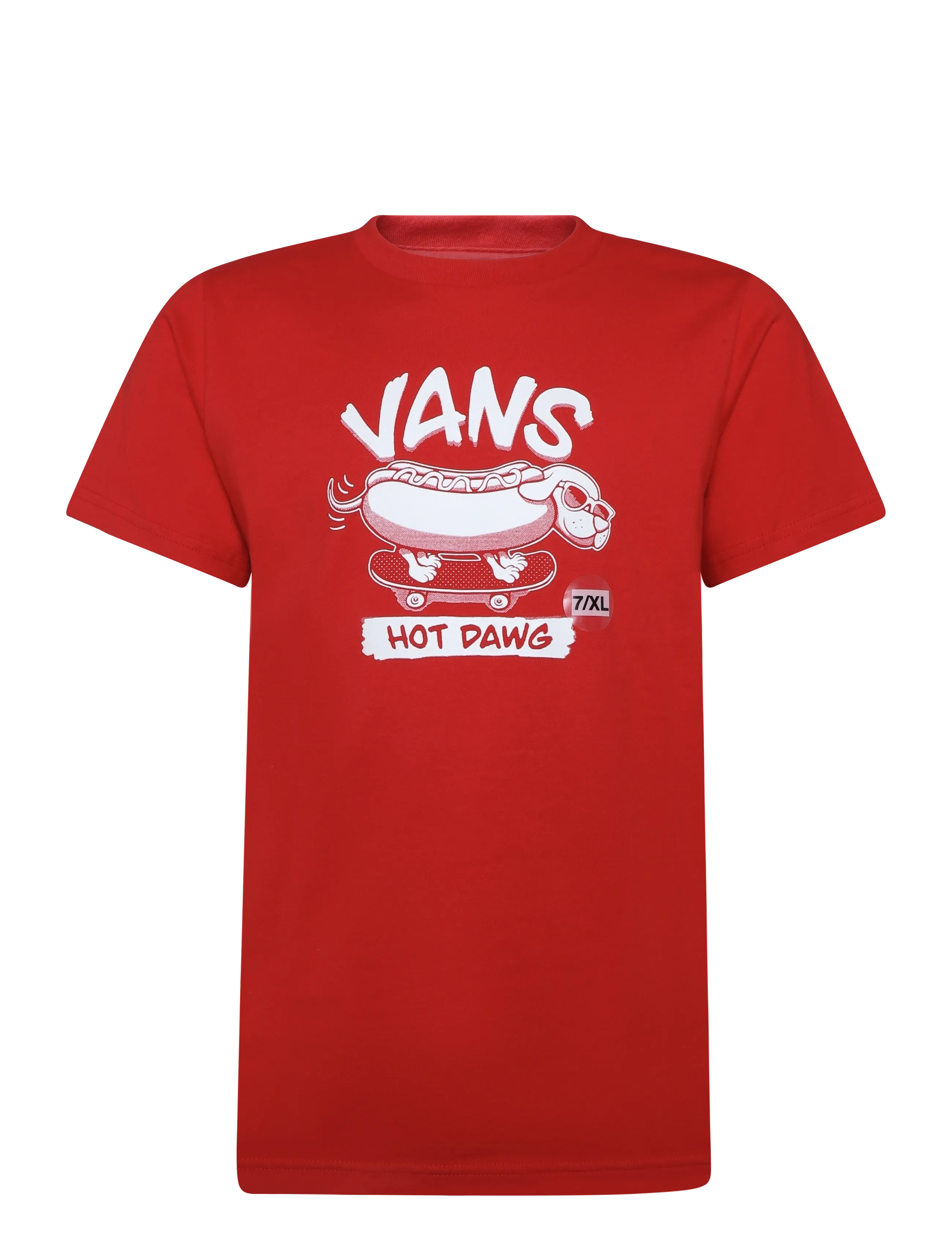VANS Hot Dawg SS Tee - Kleidung - RACING RED / red