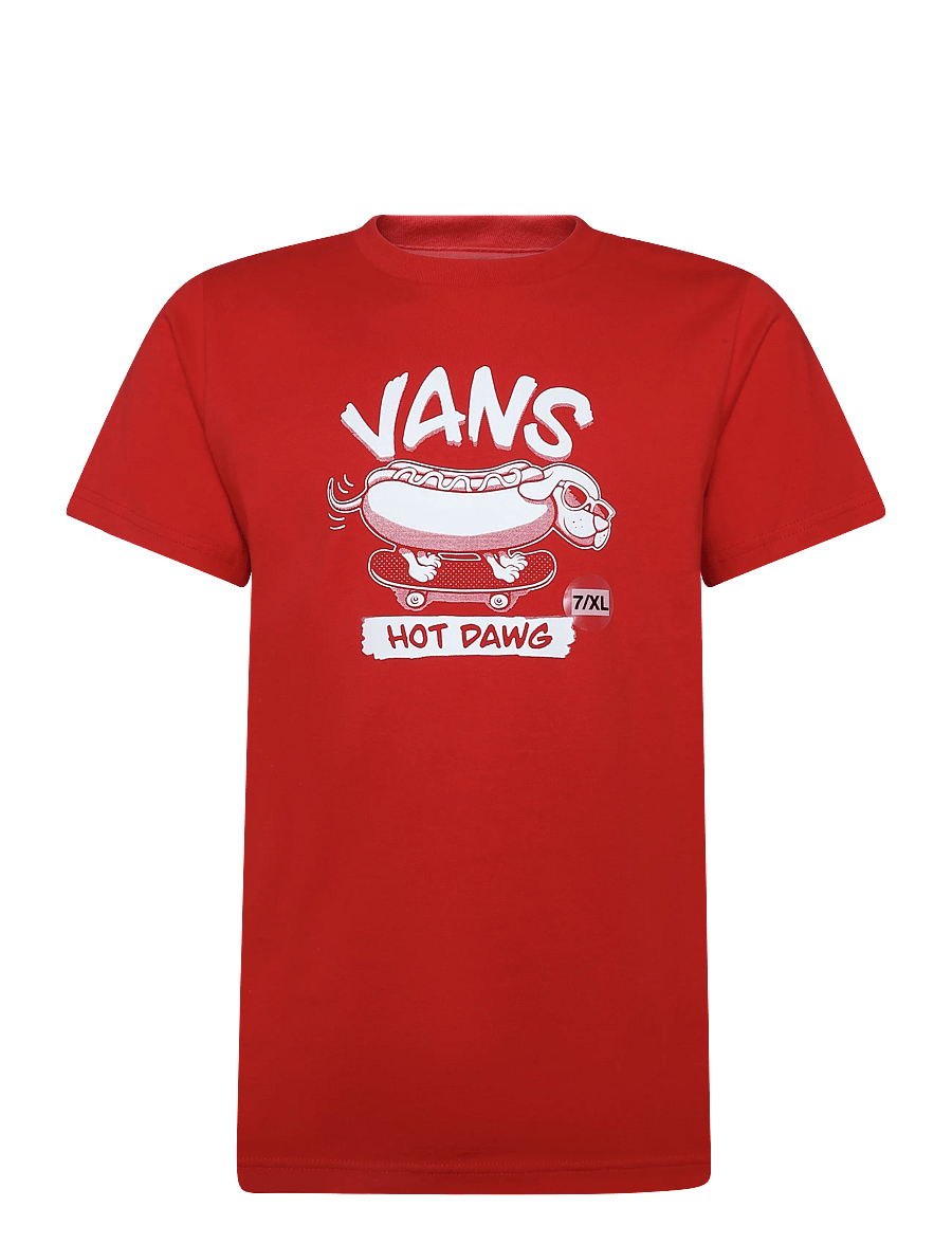 VANS - Hot Dawg SS Tee - kurzärmelig - racing red - 0