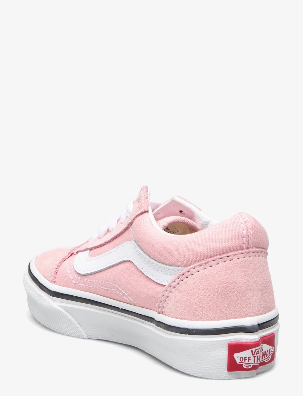 Vans old skool pink clearance and white