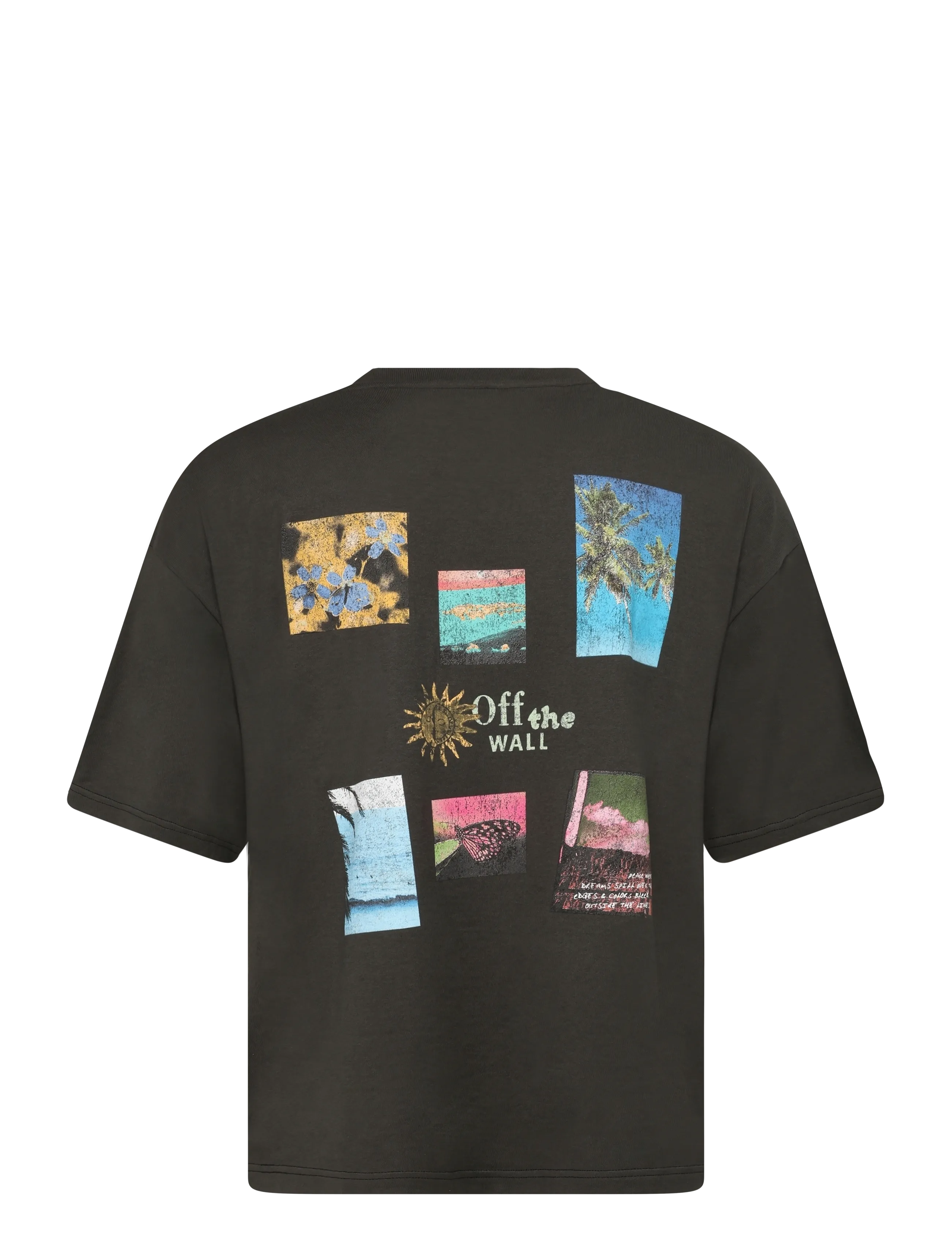 VANS - Dreams Spill SS Tee - alussärgid ja t-särgid - faded black - 1