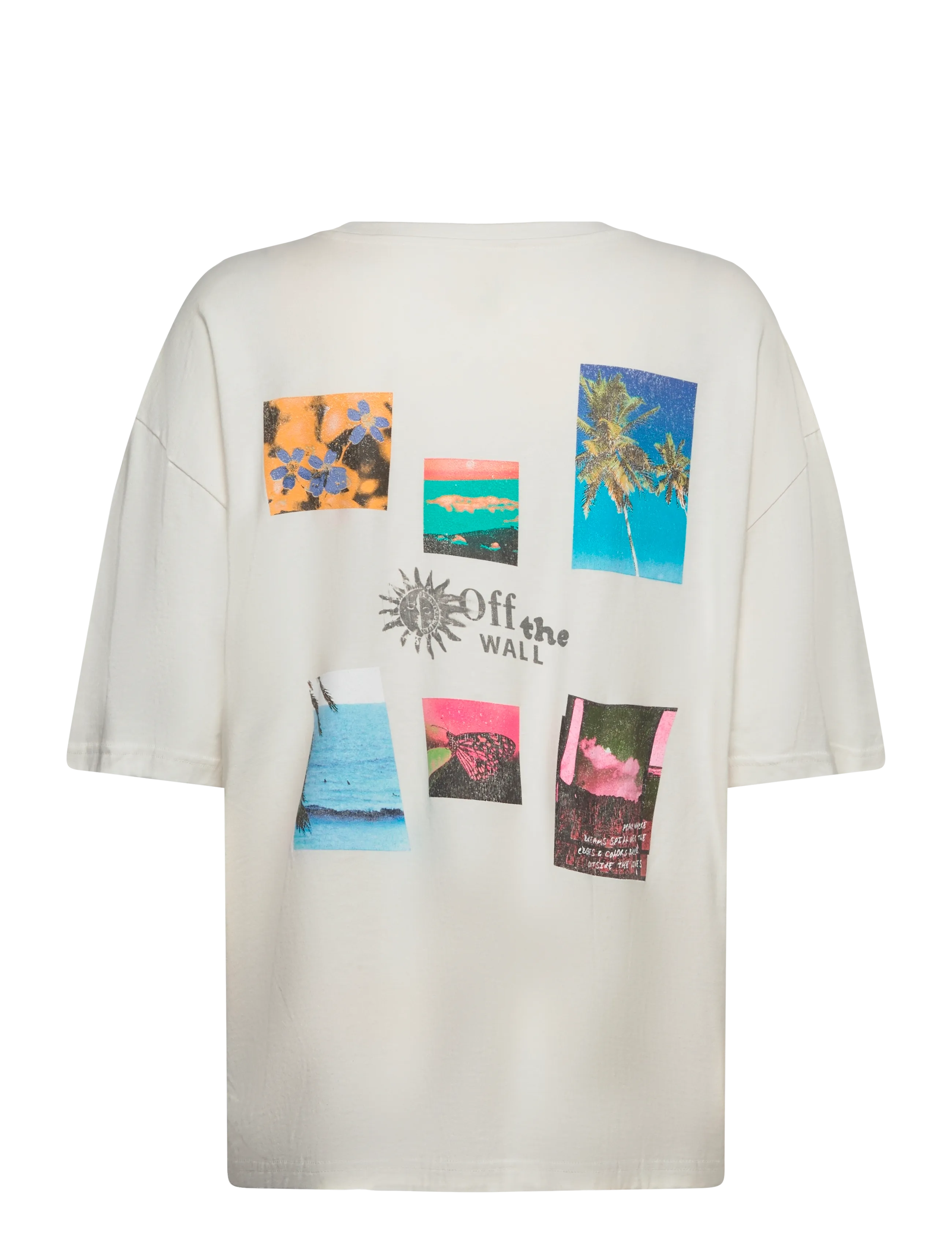 VANS - Dreams Spill SS Tee - Överdelar - marshmallow - 1