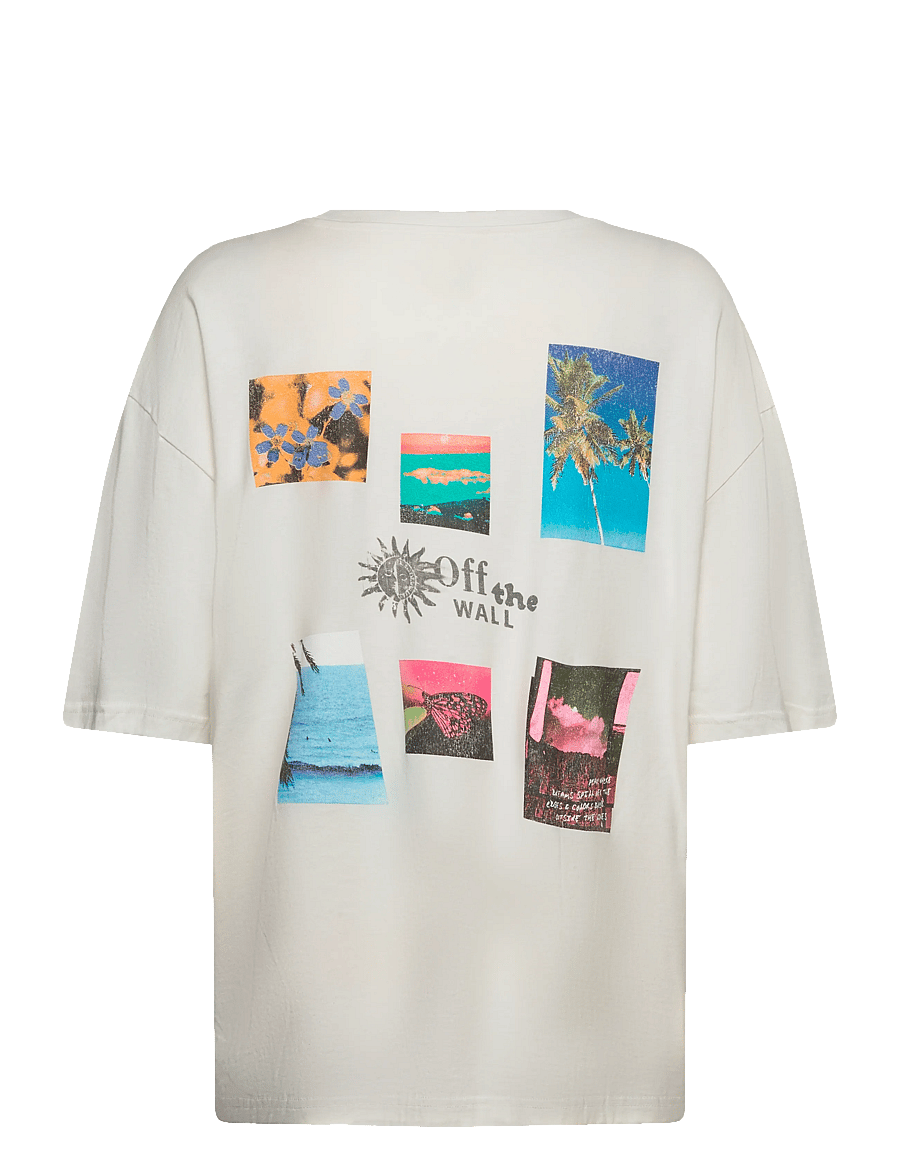 VANS - Dreams Spill SS Tee - Överdelar - marshmallow - 1