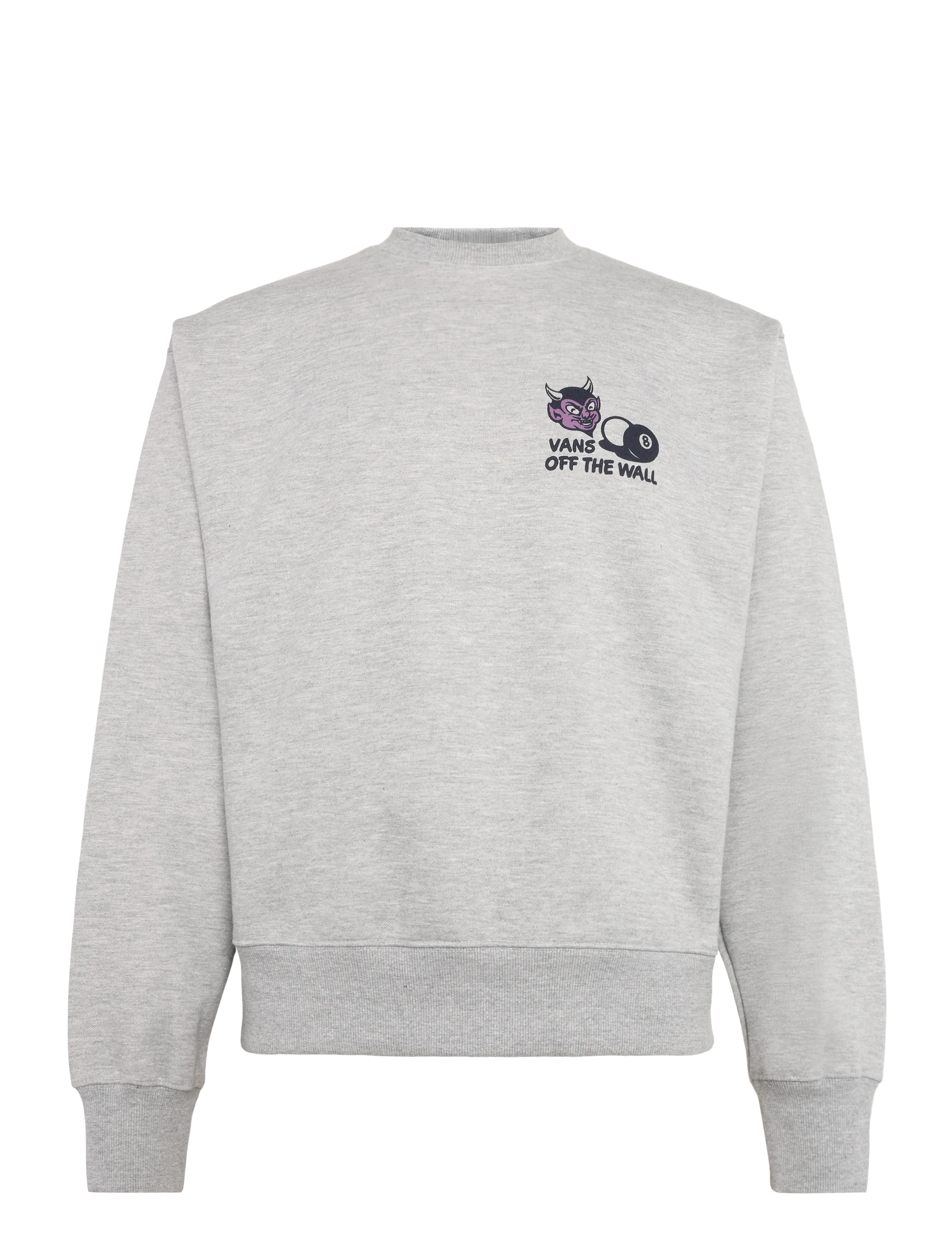 VANS Old Scratch Crew - Alussärgid - CEMENT HEATHER / grey