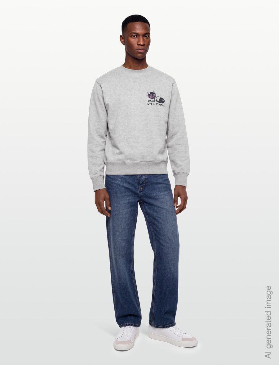 VANS - Old Scratch Crew - oberteile - cement heather - 0