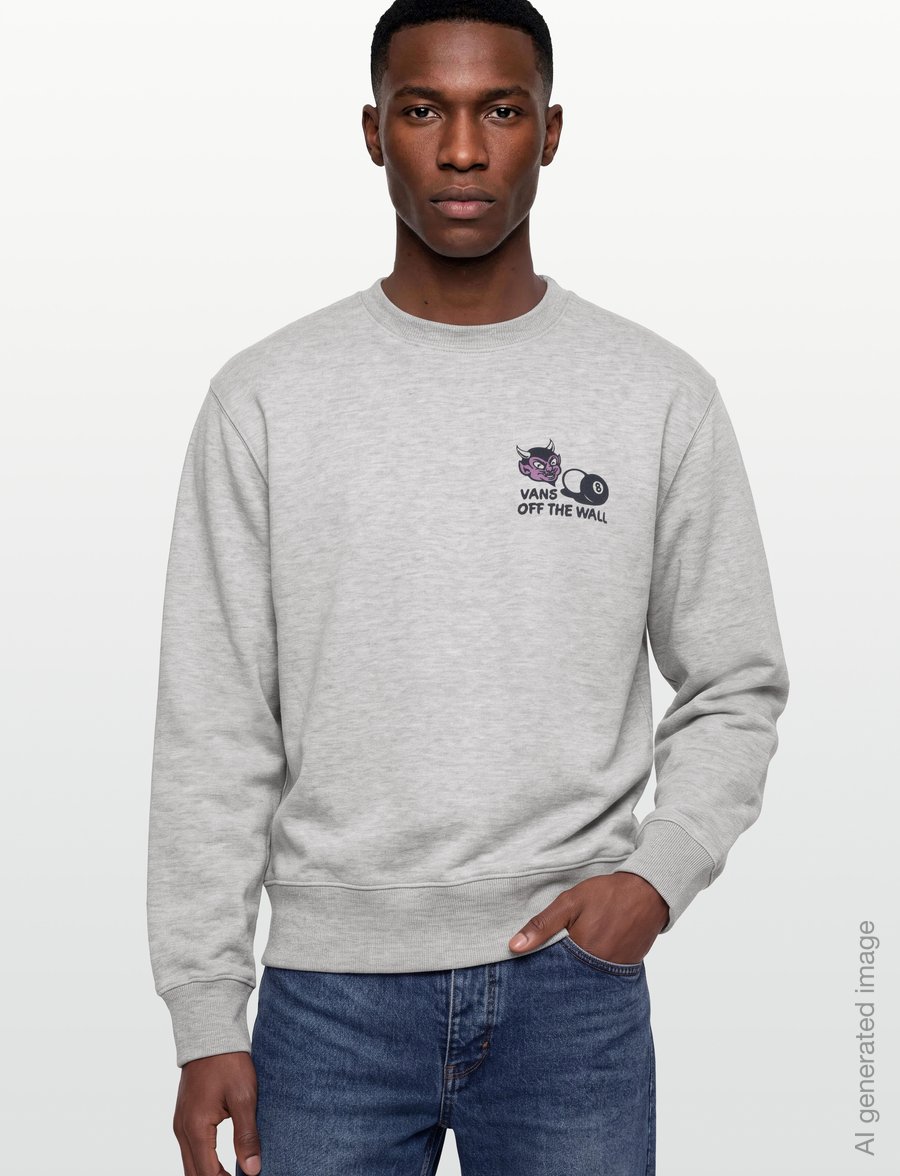 VANS - Old Scratch Crew - oberteile - cement heather - 3