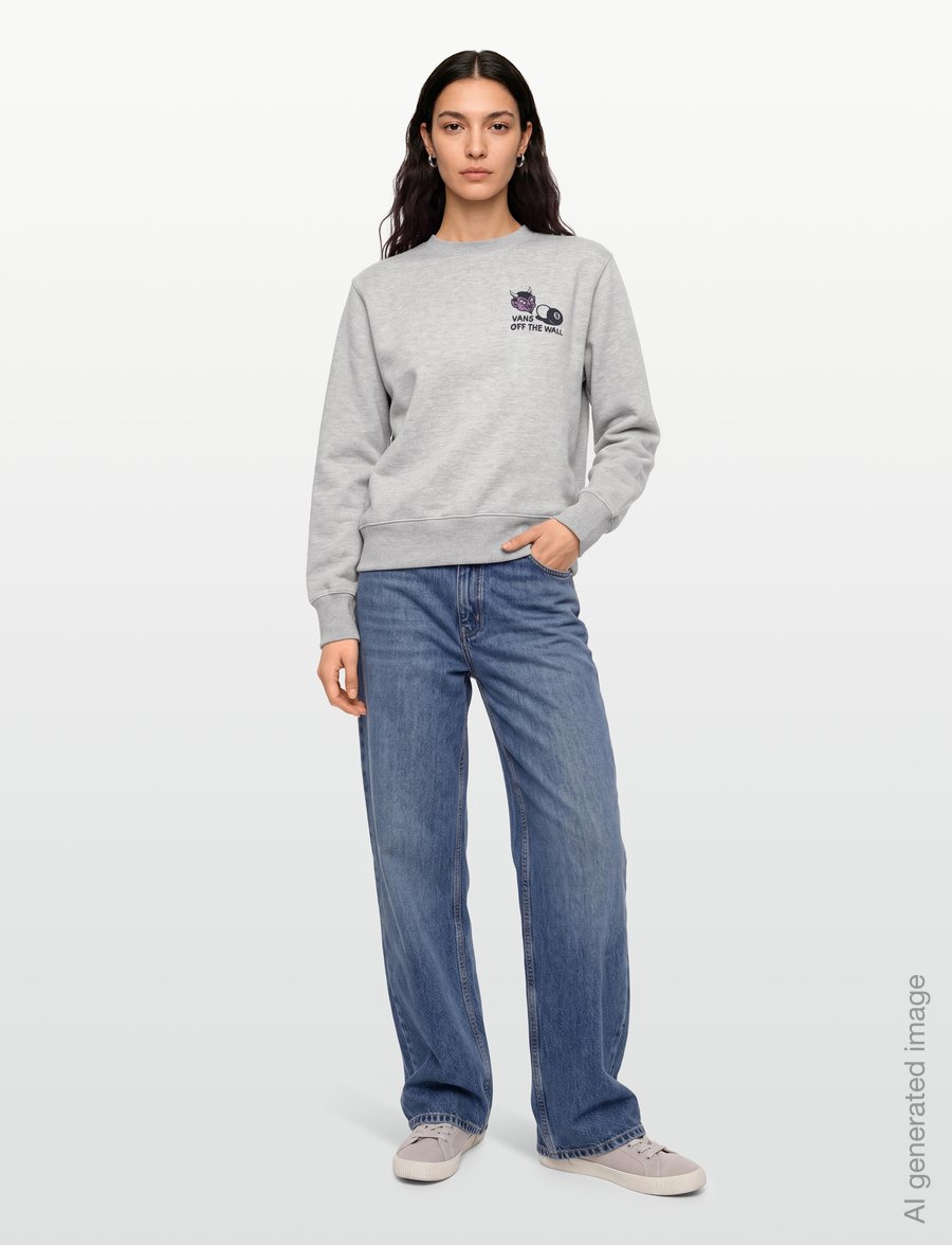 VANS - Old Scratch Crew - oberteile - cement heather - 4