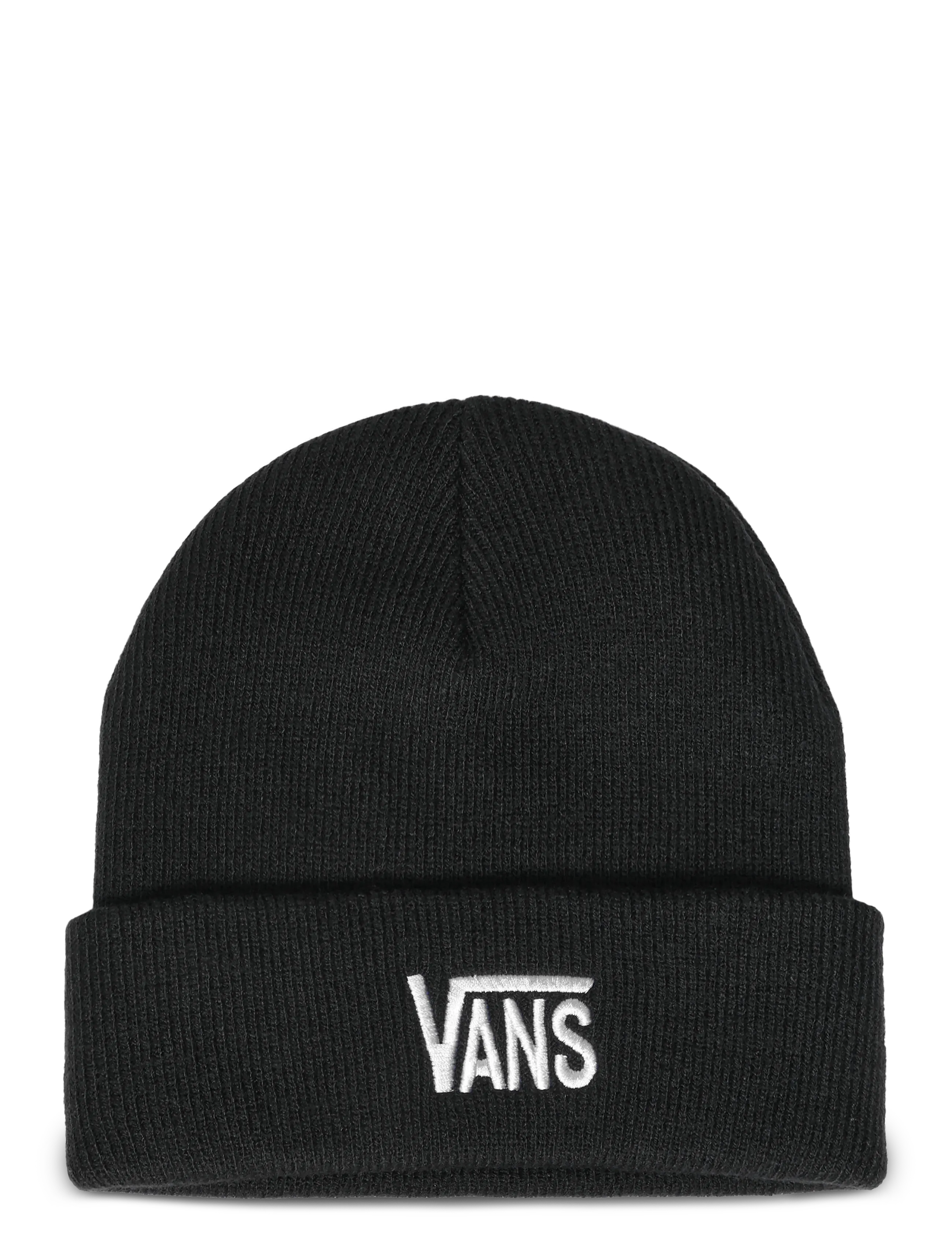 VANS Stretch Logo Tall Cuff Beanie - Vans - BLACK / black