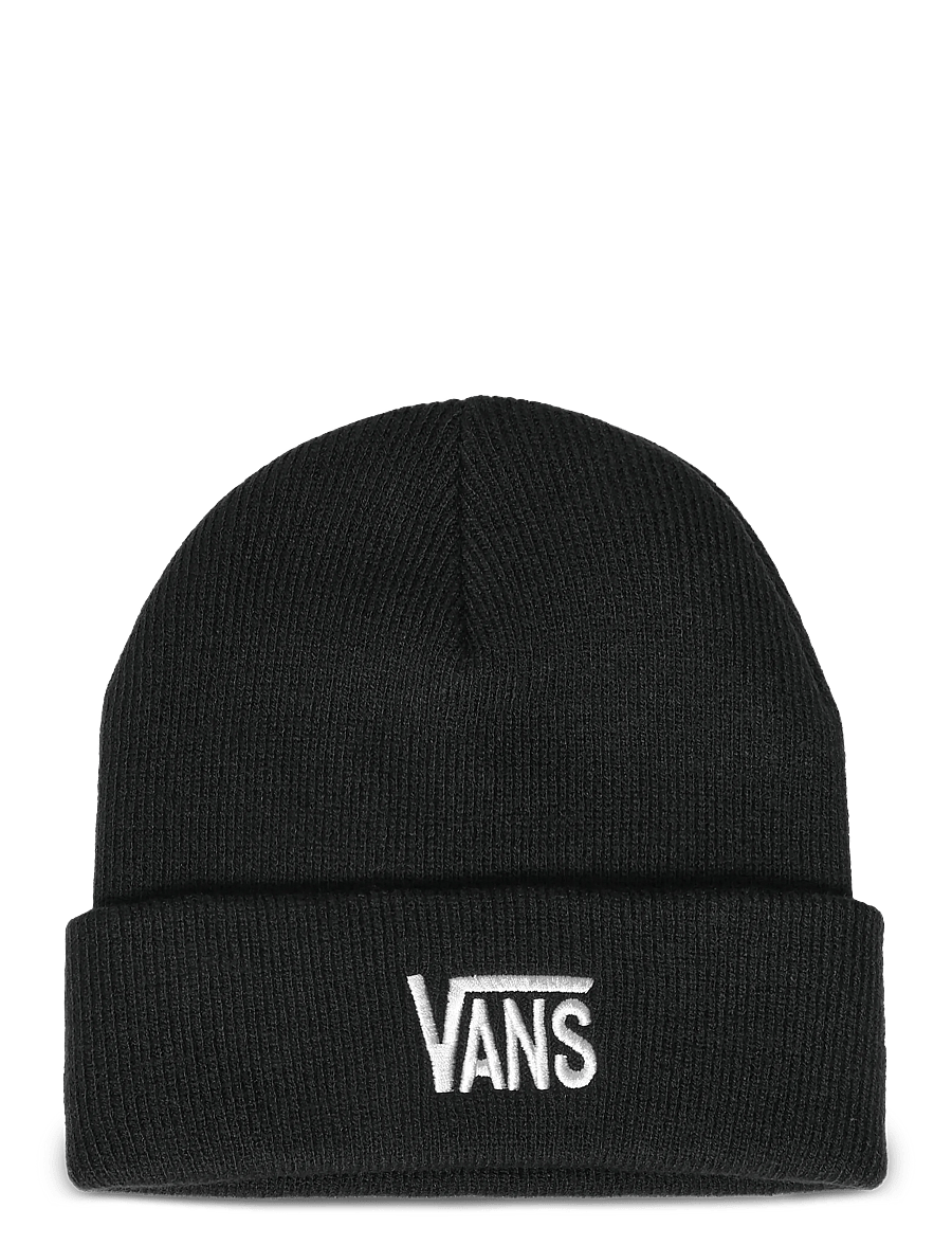 VANS - Stretch Logo Tall Cuff Beanie - beanies - black - 0