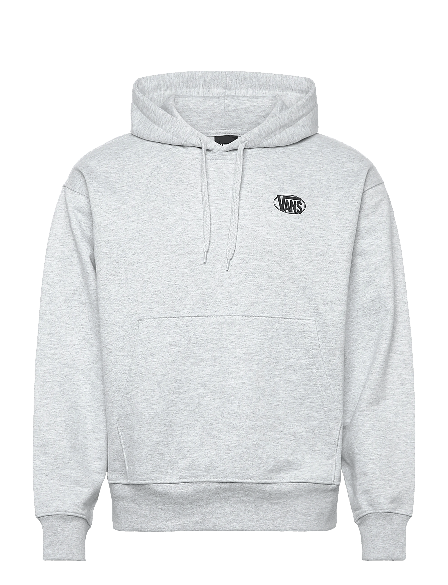 VANS - OVAL LOGO LOOSE PO - kapuutsiga dressipluusid - light grey heather - 0