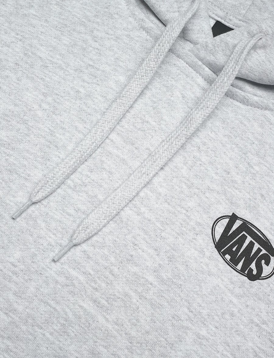 VANS - OVAL LOGO LOOSE PO - kapuutsiga dressipluusid - light grey heather - 2