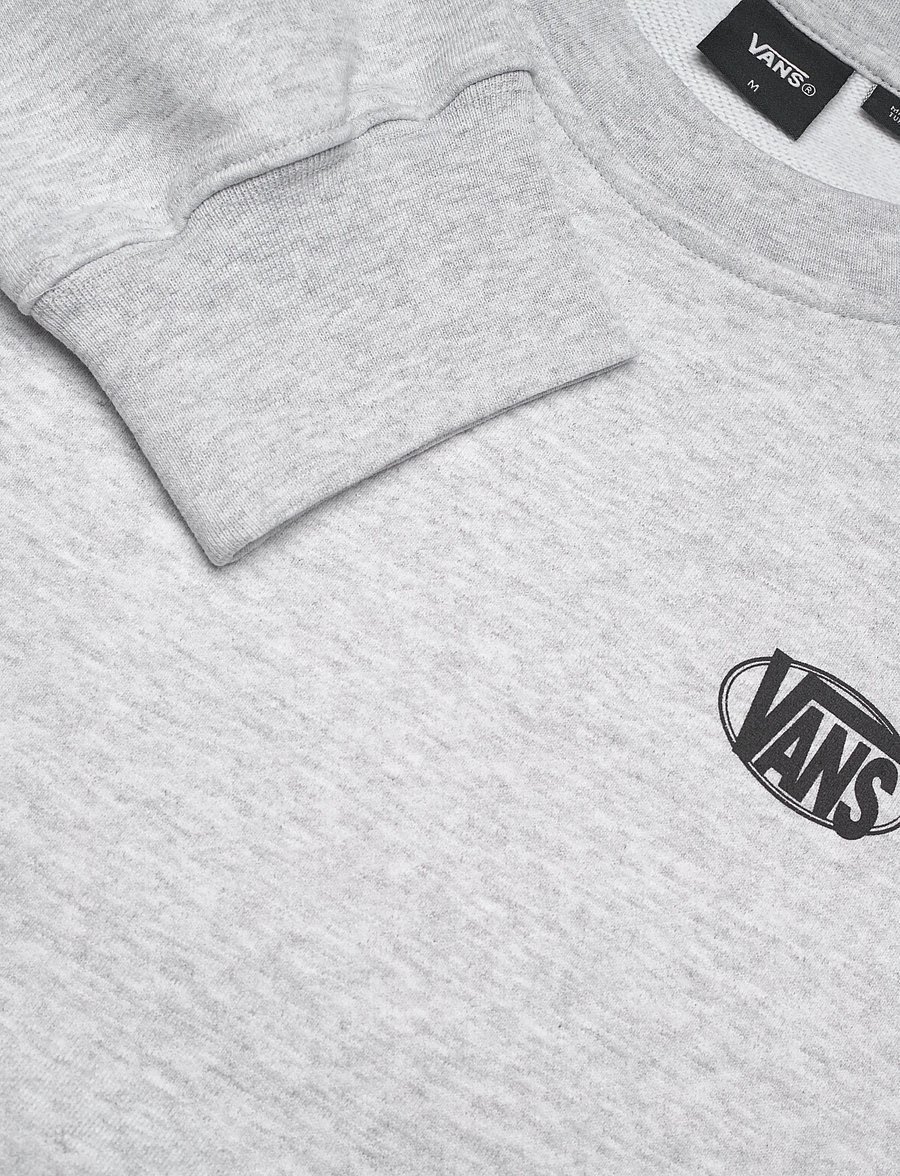 VANS - OVAL LOGO LOOSE CREW - Överdelar - light grey heather - 2