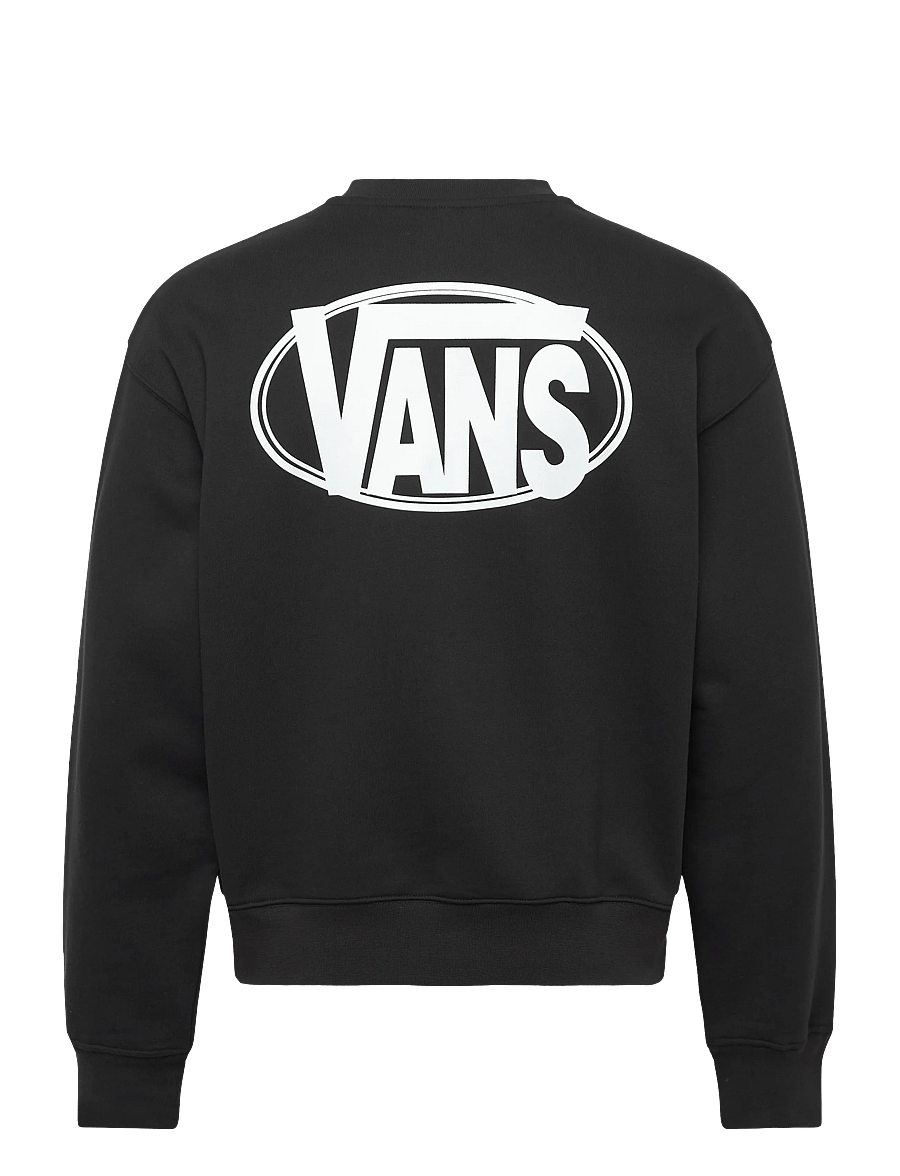 VANS - OVAL LOGO LOOSE CREW - Överdelar - black - 1
