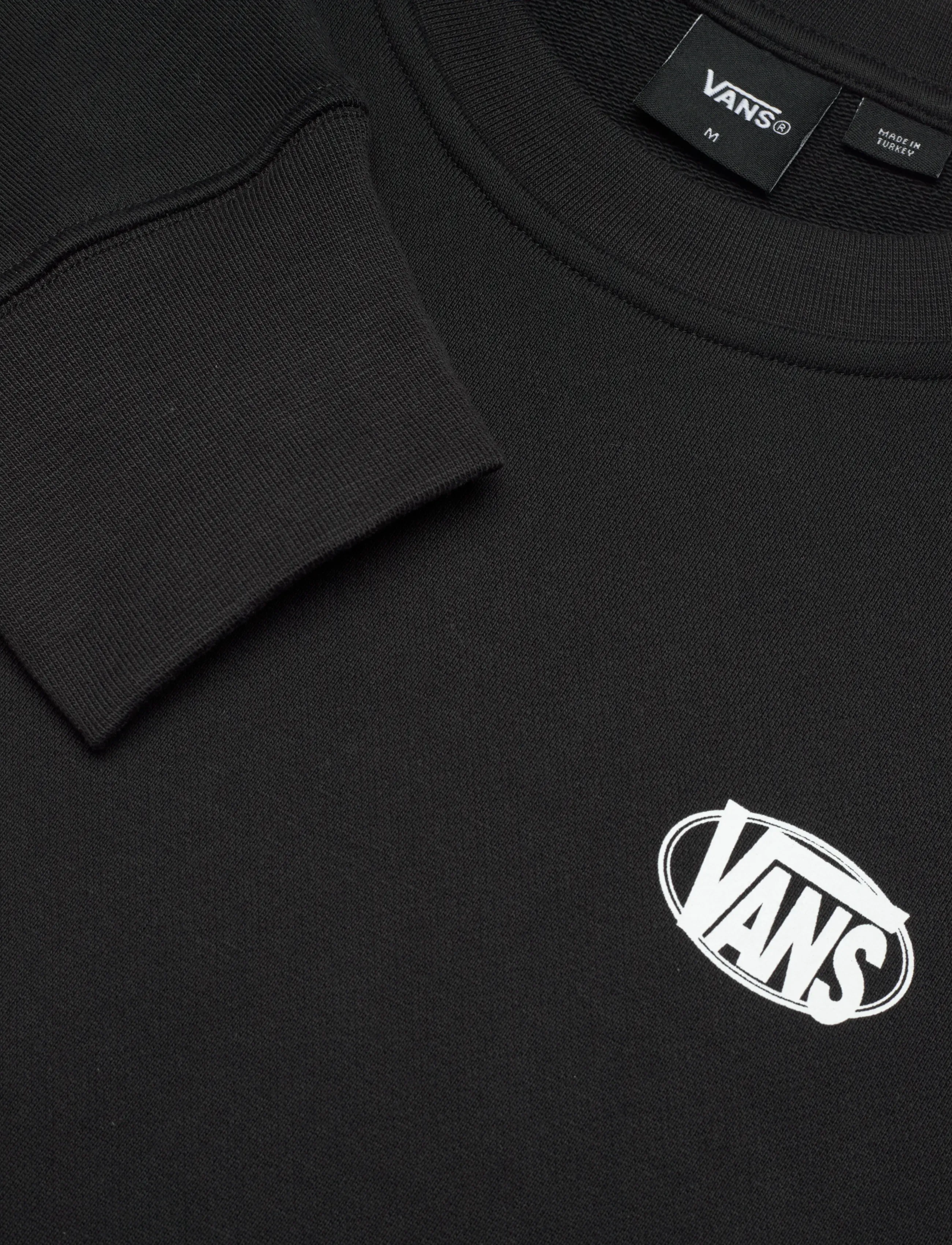 VANS - OVAL LOGO LOOSE CREW - sport - black - 2