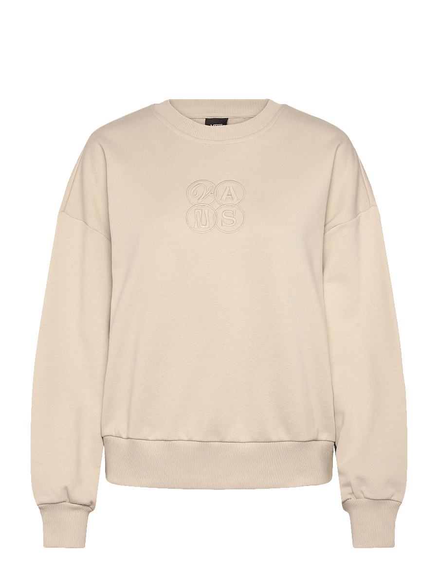 VANS - ELLIPSE RETRO CREW - dressipluusid ja pusad - oatmeal - 1