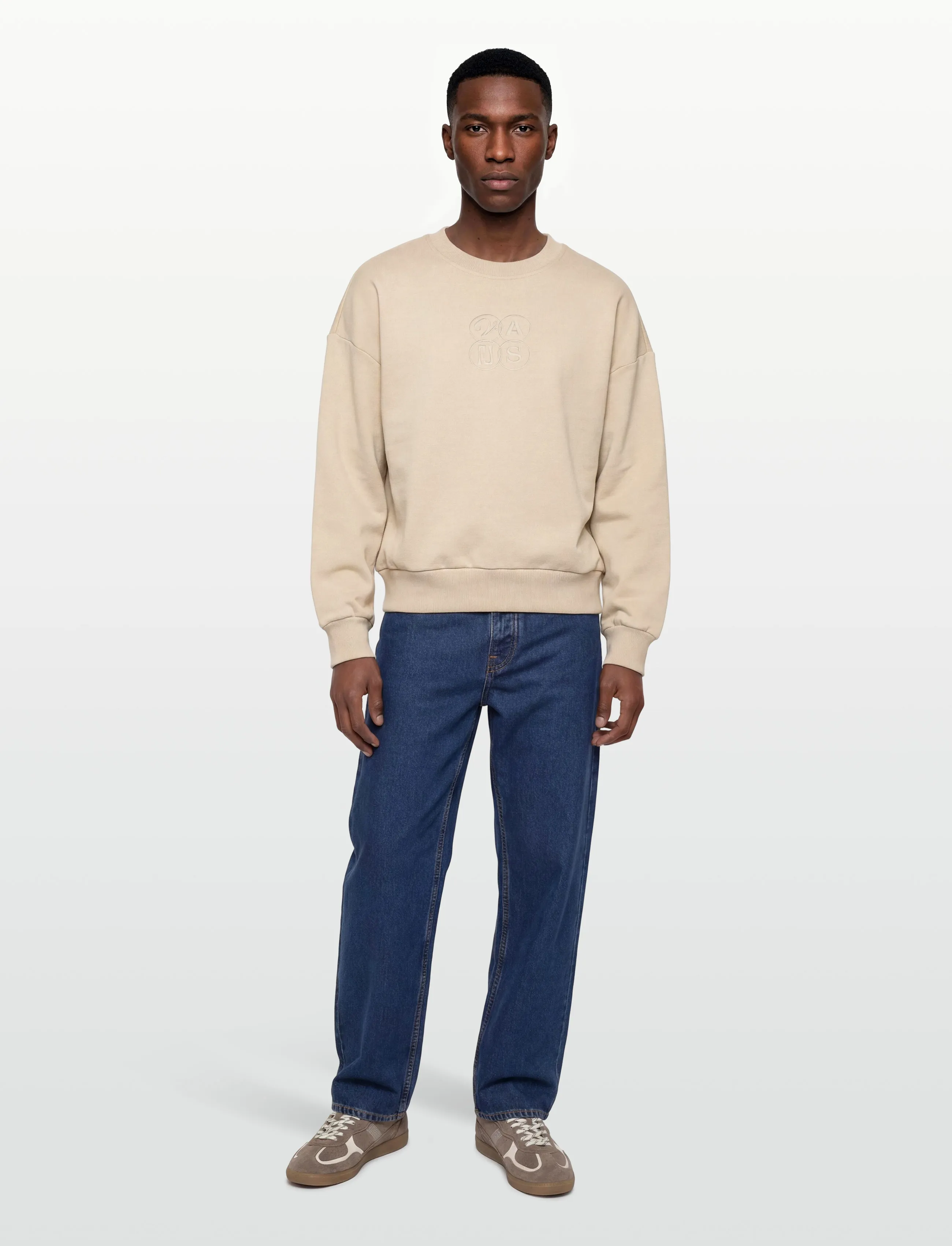 VANS Ellipse Retro Crew, Kvinder, Crew Neck Sweatshirt, Cream, Str: M