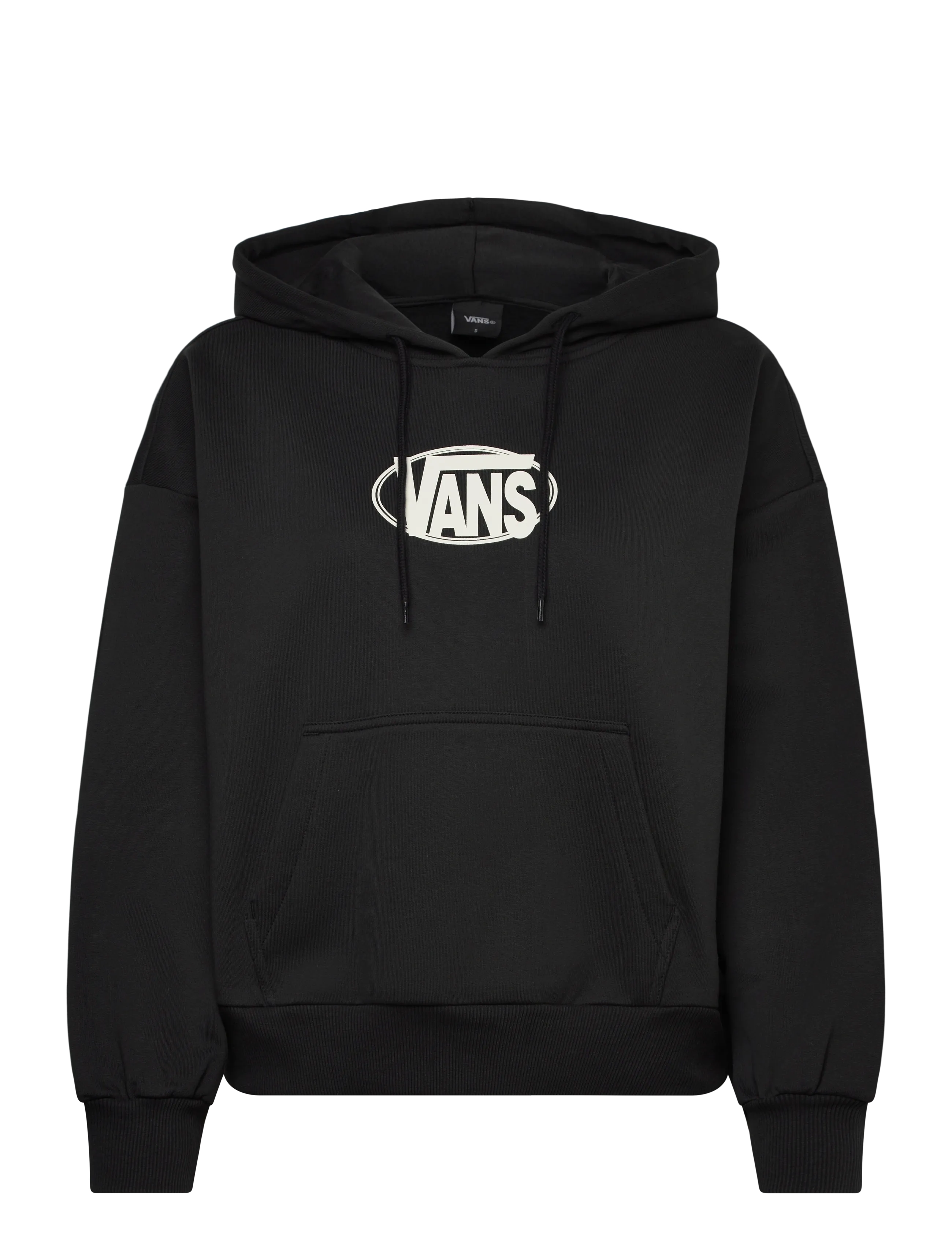 VANS OVAL LOGO RETRO PO - Kapuutsiga dressipluusid - BLACK / black