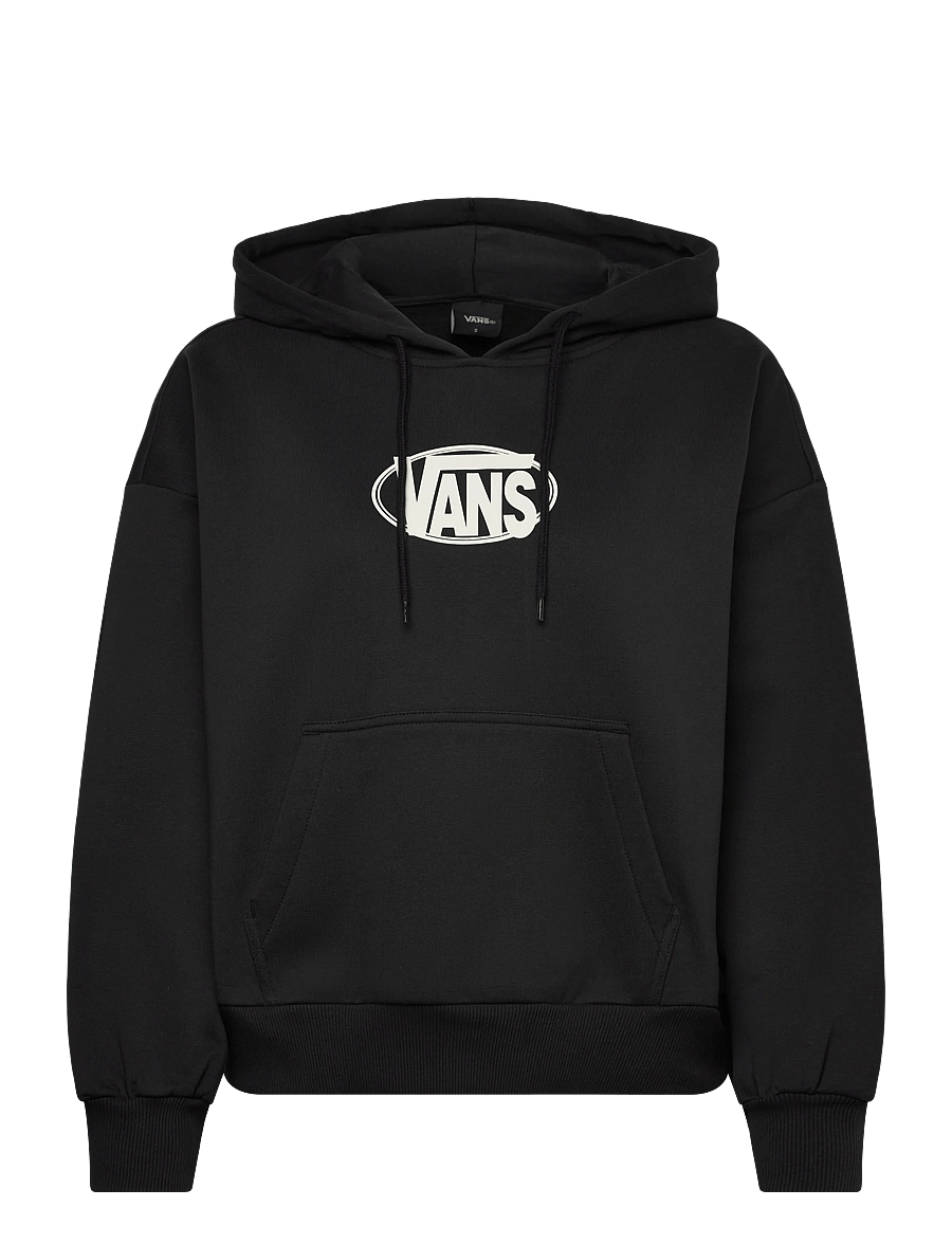 VANS - OVAL LOGO RETRO PO - kapuutsiga dressipluusid - black - 1