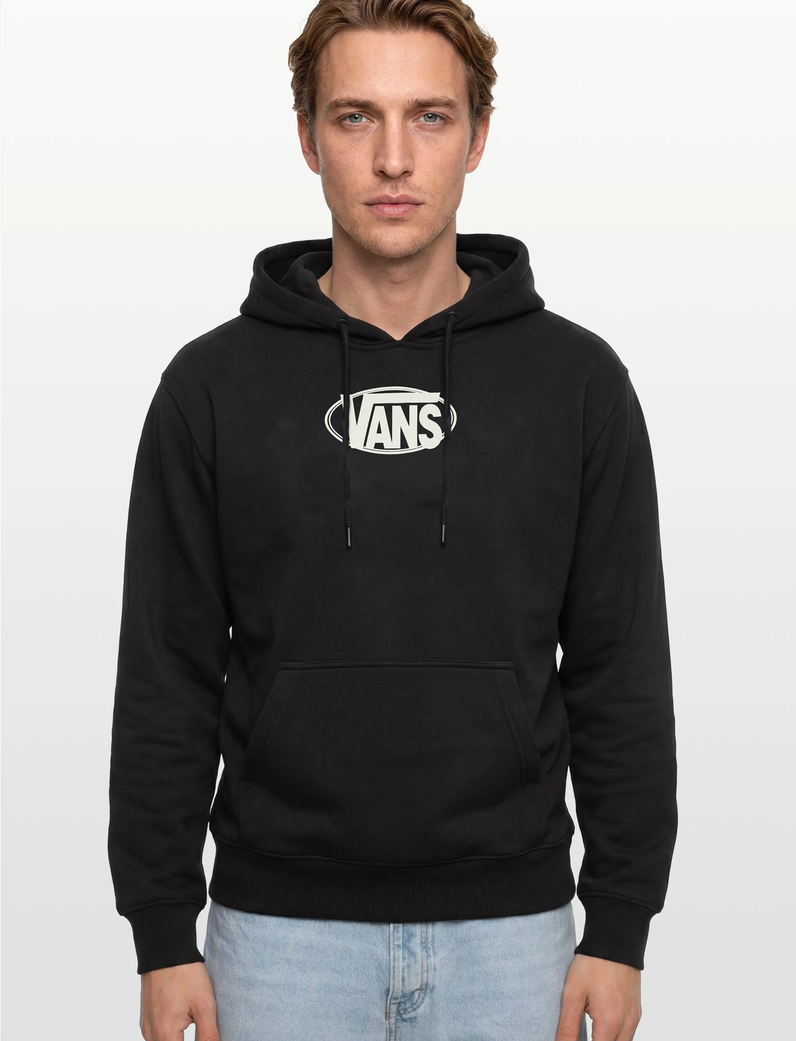 VANS - OVAL LOGO RETRO PO - kapuzenpullover - black - 3
