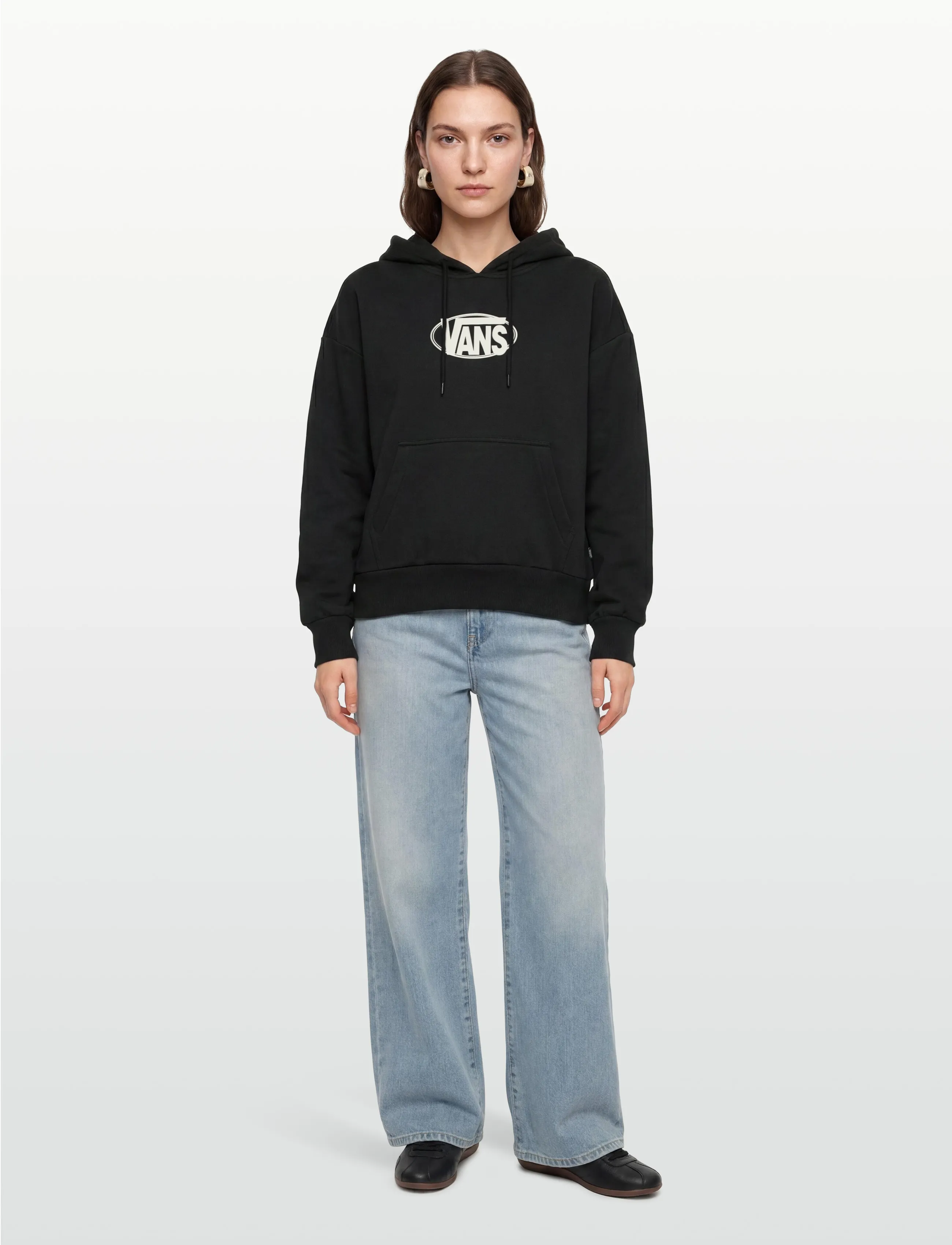 VANS - OVAL LOGO RETRO PO - kapuzenpullover - black - 4