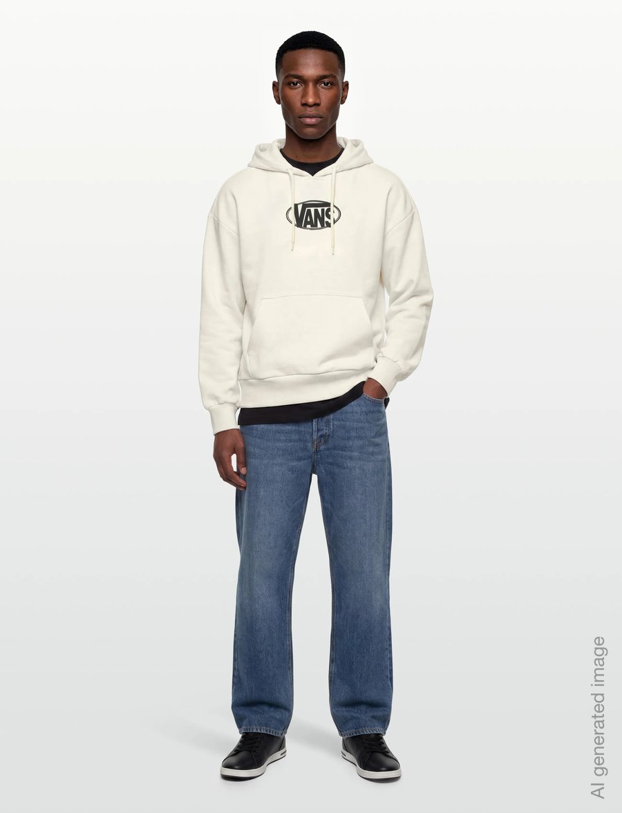 VANS - OVAL LOGO RETRO PO - sweatshirts - egret - 0
