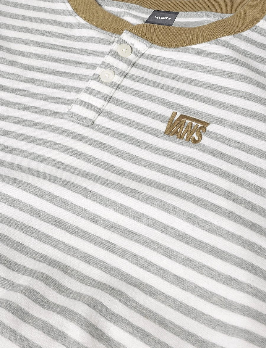 VANS - Molly Henley Pullover - dressipluusid ja pusad - marshmallow/cement heathe - 2