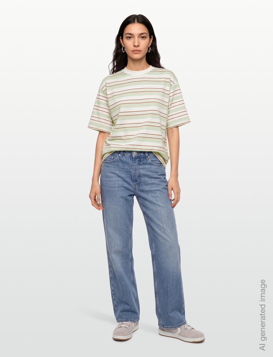 VANS - Pismo Knit SS - oberteile & t-shirts - classic white - 4
