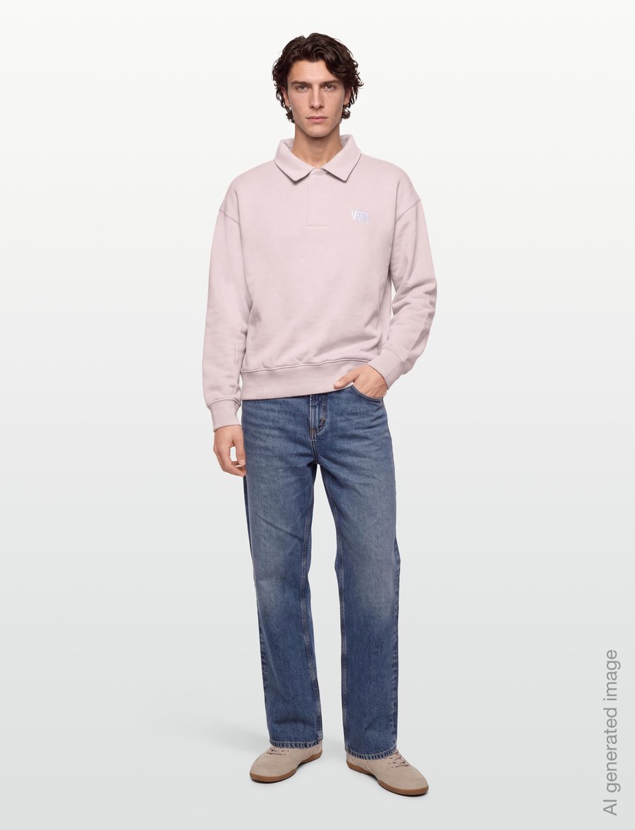 VANS - Polo Fleece Pullover - fleece & midlayer - pale petal - 0