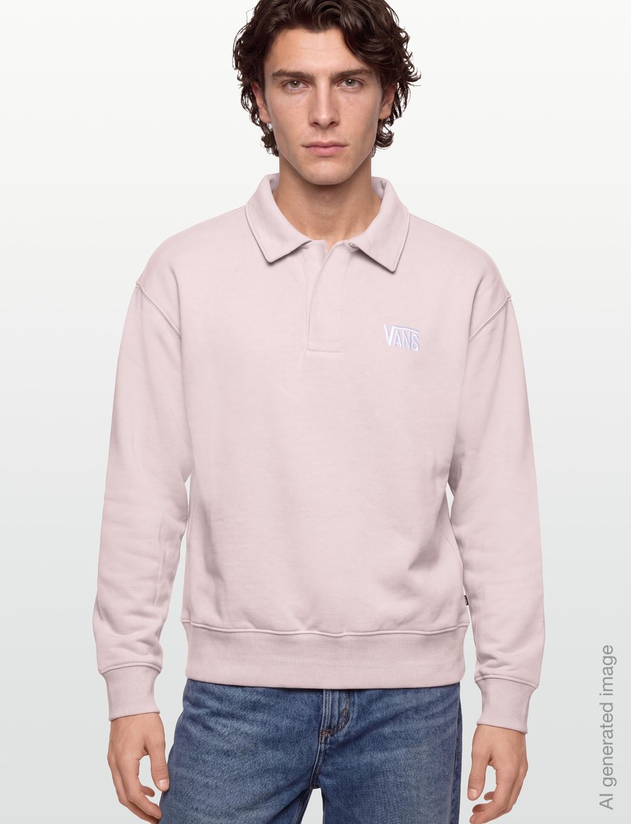 VANS - Polo Fleece Pullover - fleece & midlayer - pale petal - 3