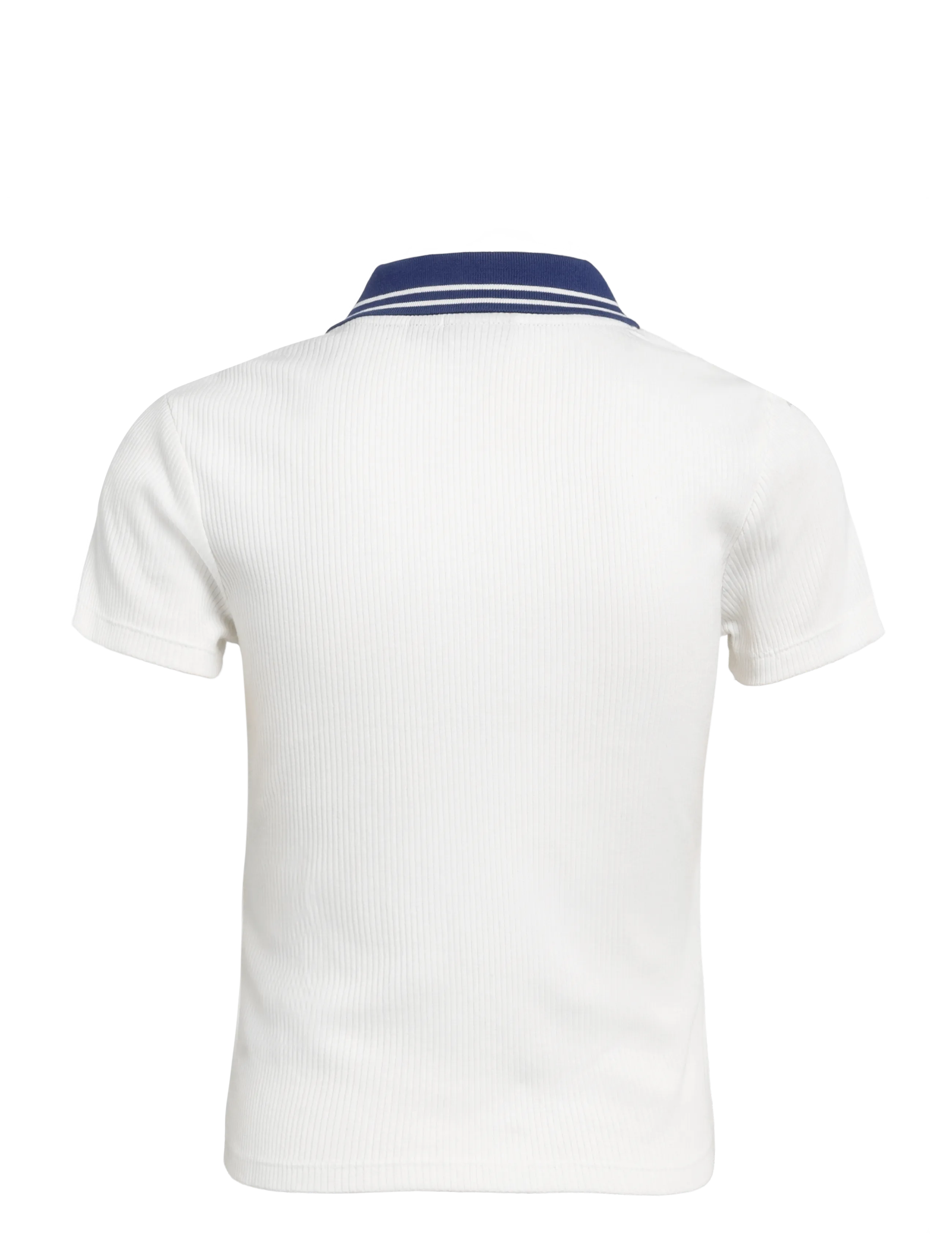 VANS - Priscilla Polo SS Top + Piping - egret - 1