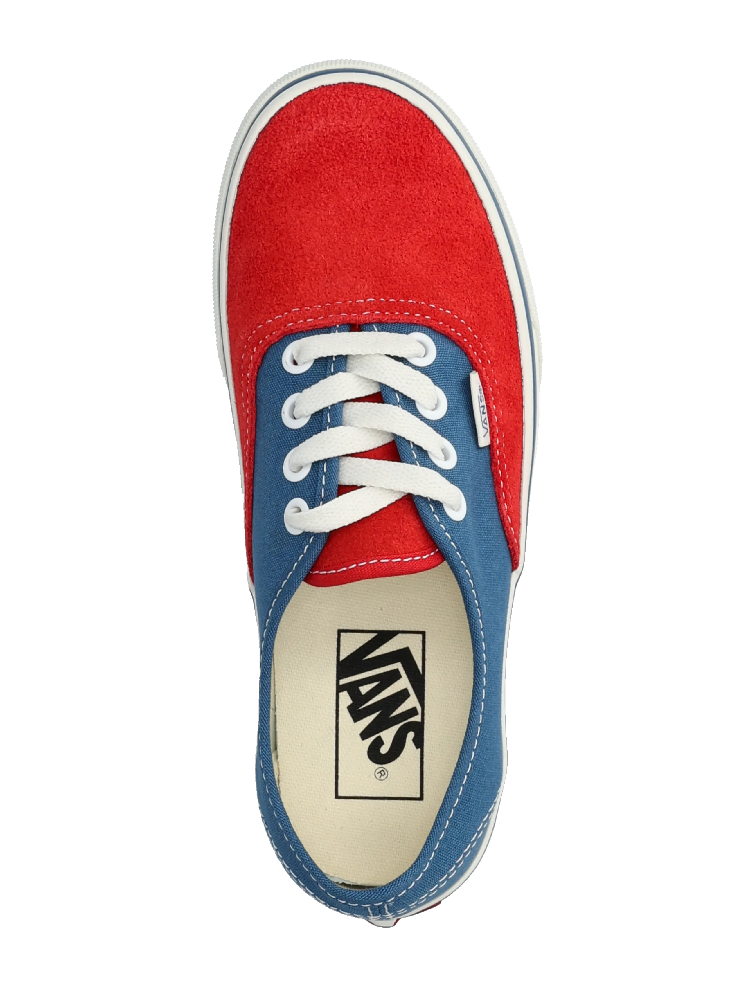 VANS - Authentic - canvas-strigaskór - racing red - 3