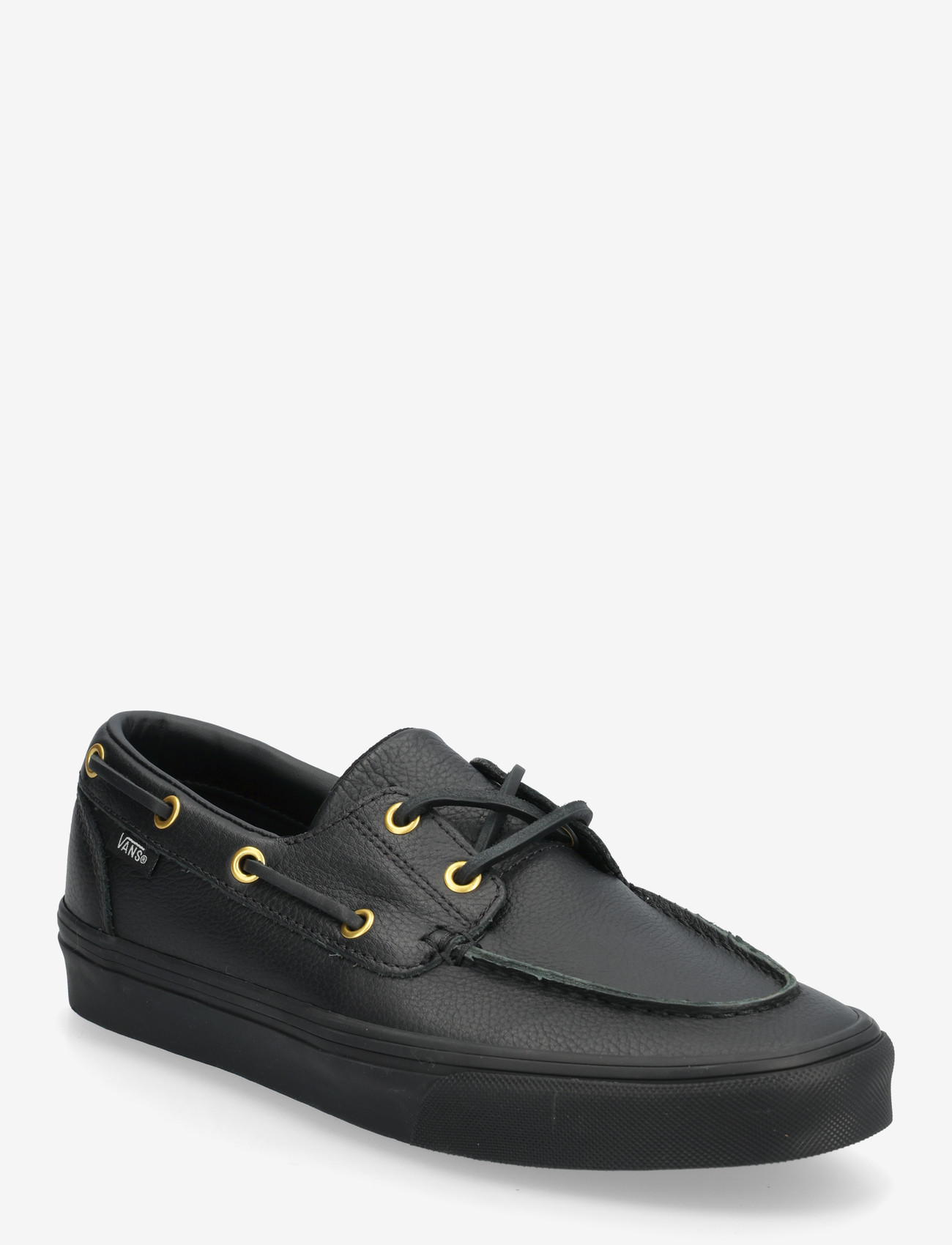 VANS - 2-Eyelet Boat Shoe - przed kostkę - black - 0