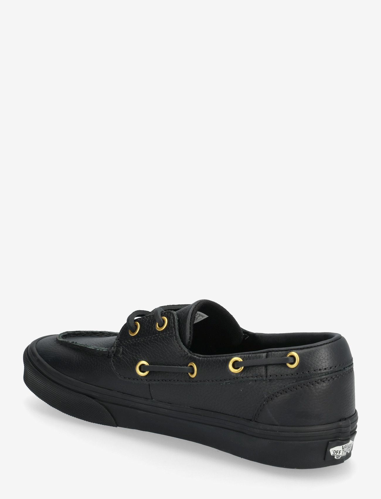VANS - 2-Eyelet Boat Shoe - przed kostkę - black - 2