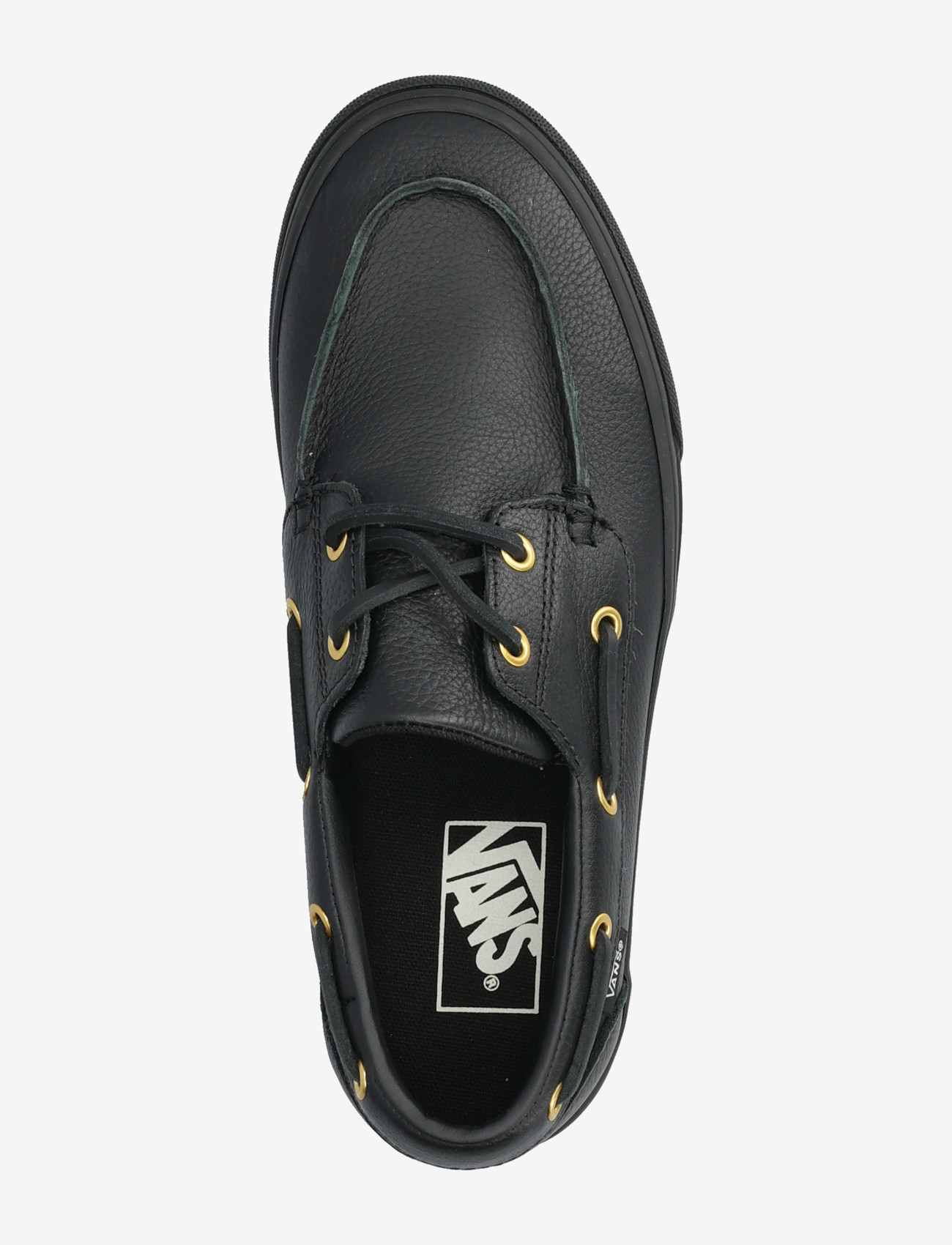 VANS - 2-Eyelet Boat Shoe - przed kostkę - black - 3