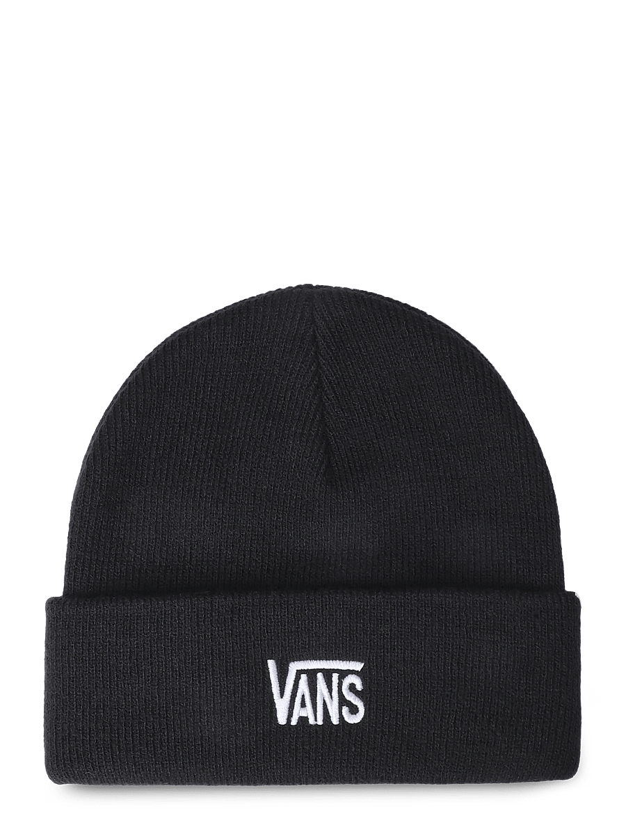 VANS - Stretch Logo Tall Cuff Beanie - beanies - black - 0