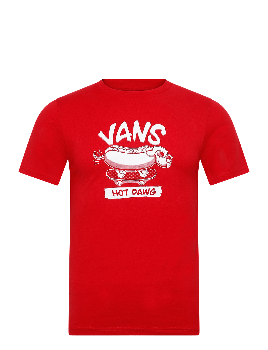 VANS - Hot Dawg SS Tee - kurzärmelig - racing red - 0