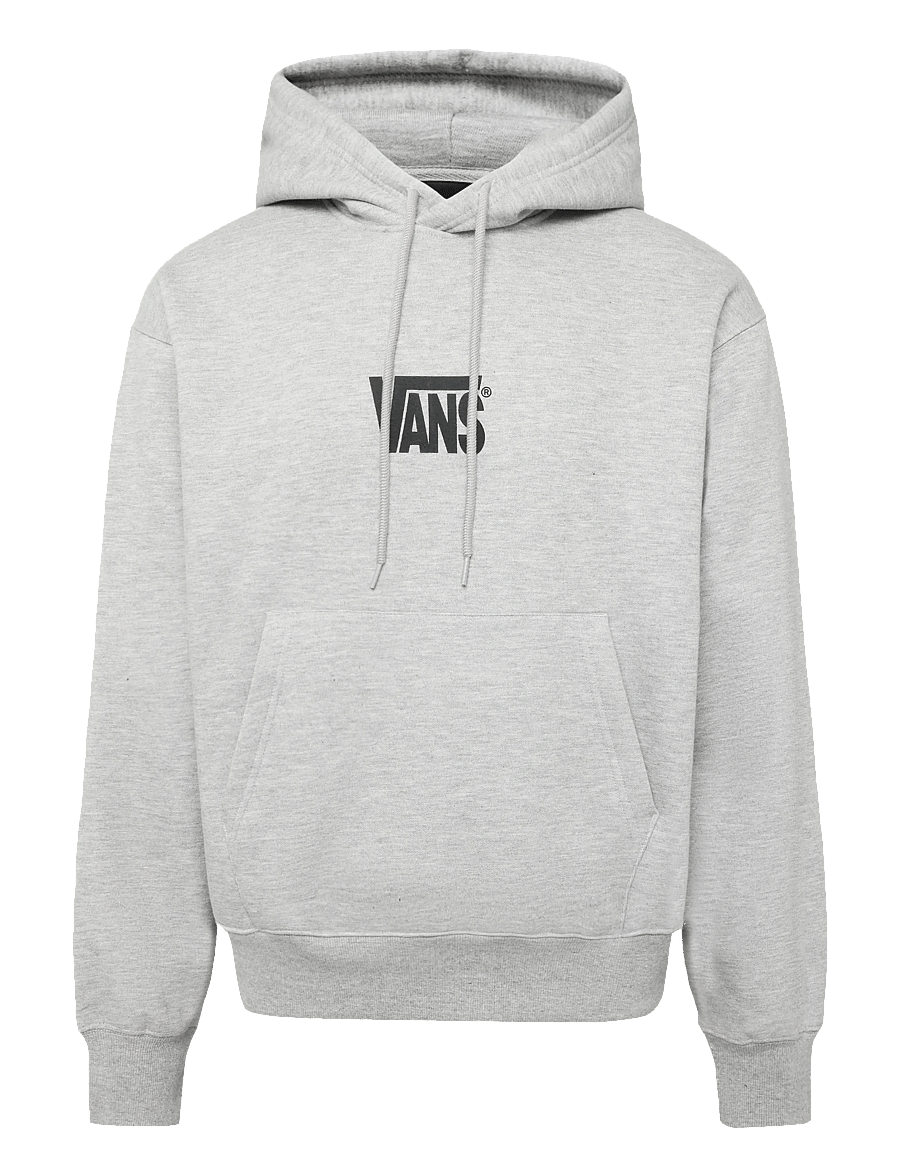 VANS - Stretch Logo Pullover - kapuutsiga dressipluusid - cement heather - 0