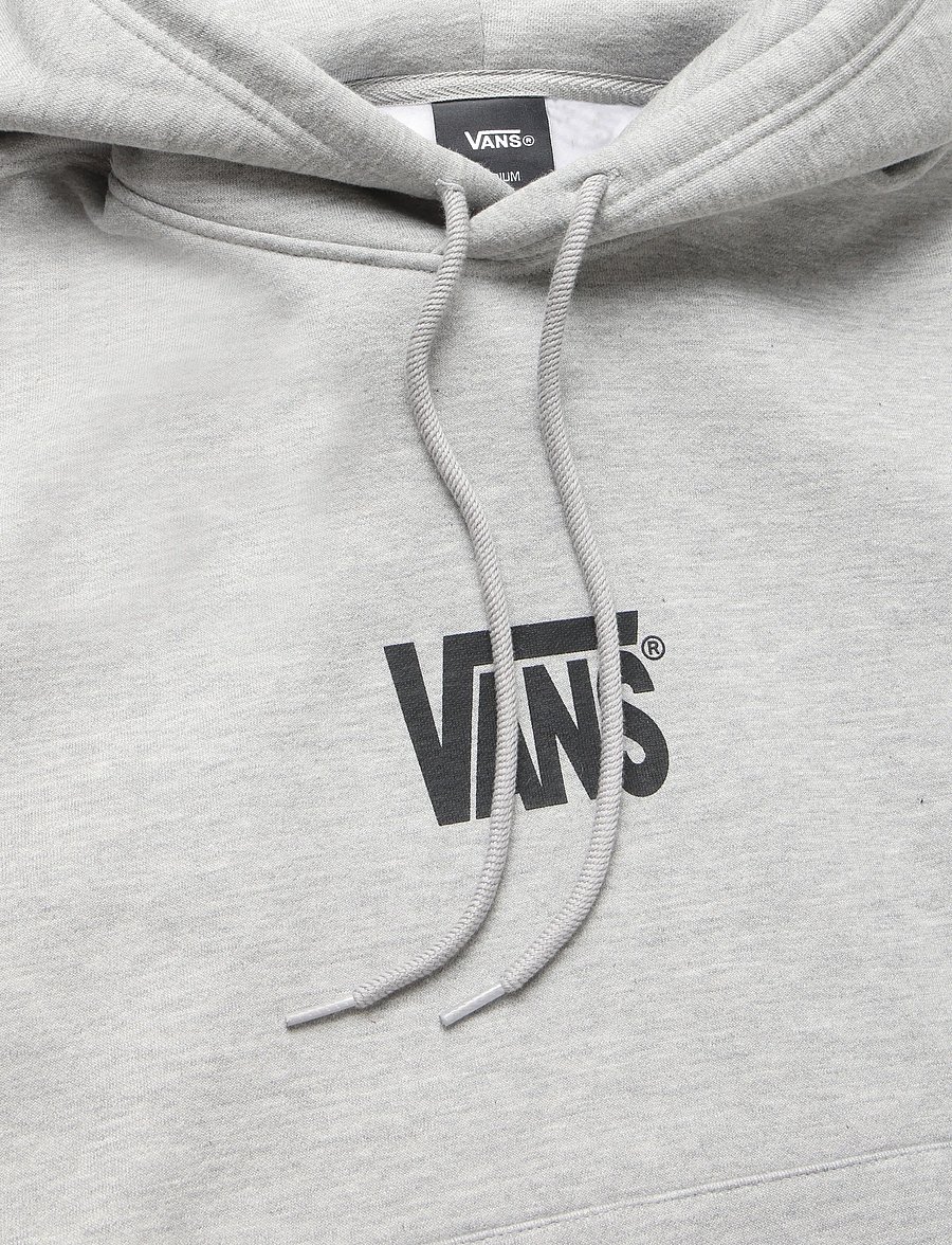 VANS - Stretch Logo Pullover - kapuutsiga dressipluusid - cement heather - 2