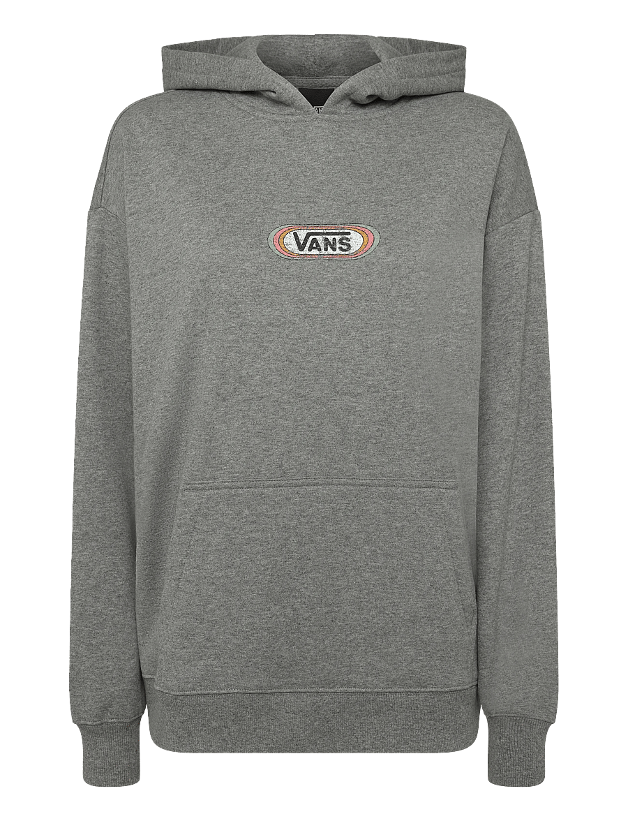 VANS - Cali Stamp Oversized Pullover - overdele - cement heather - 0