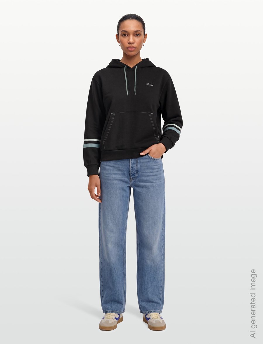 VANS - Lorraine Pullover Fleece - sweatshirts - black - 4